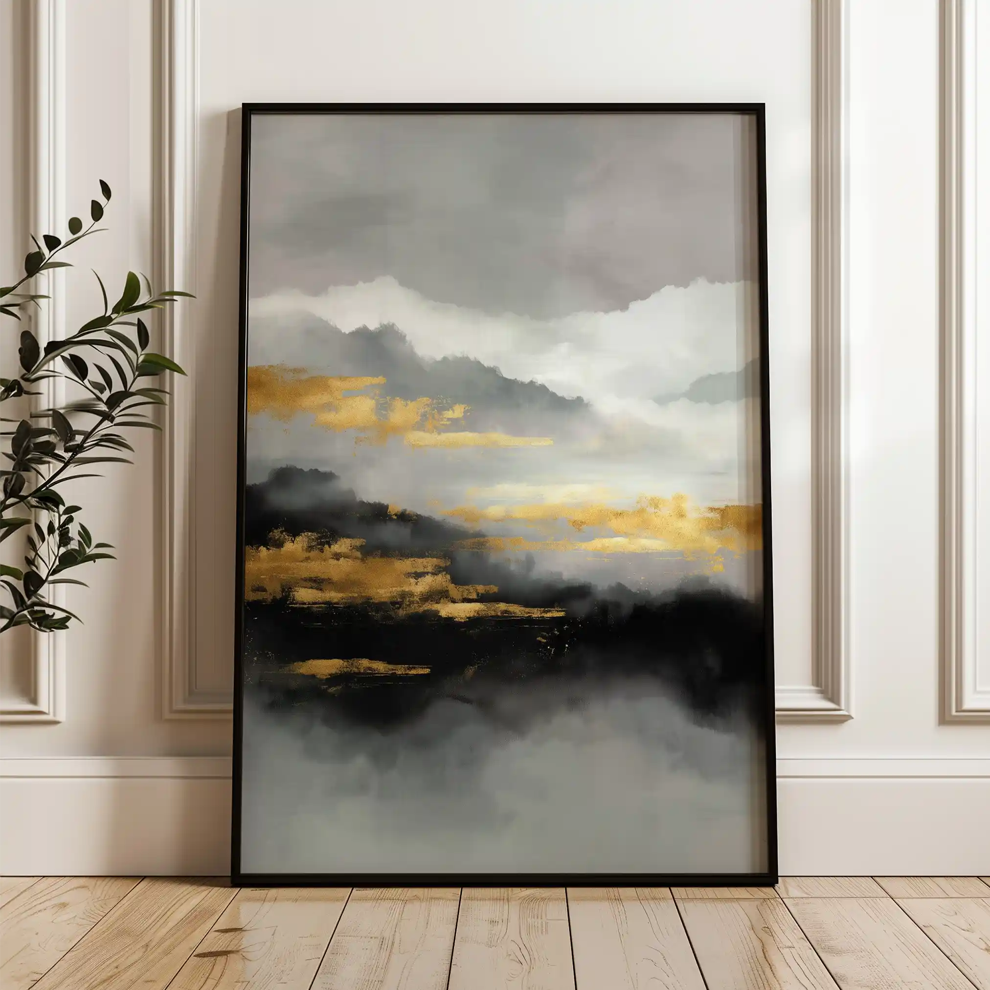 Abstract 1748 Canvas Art 60 x 40 cm / Stretched on hidden frame