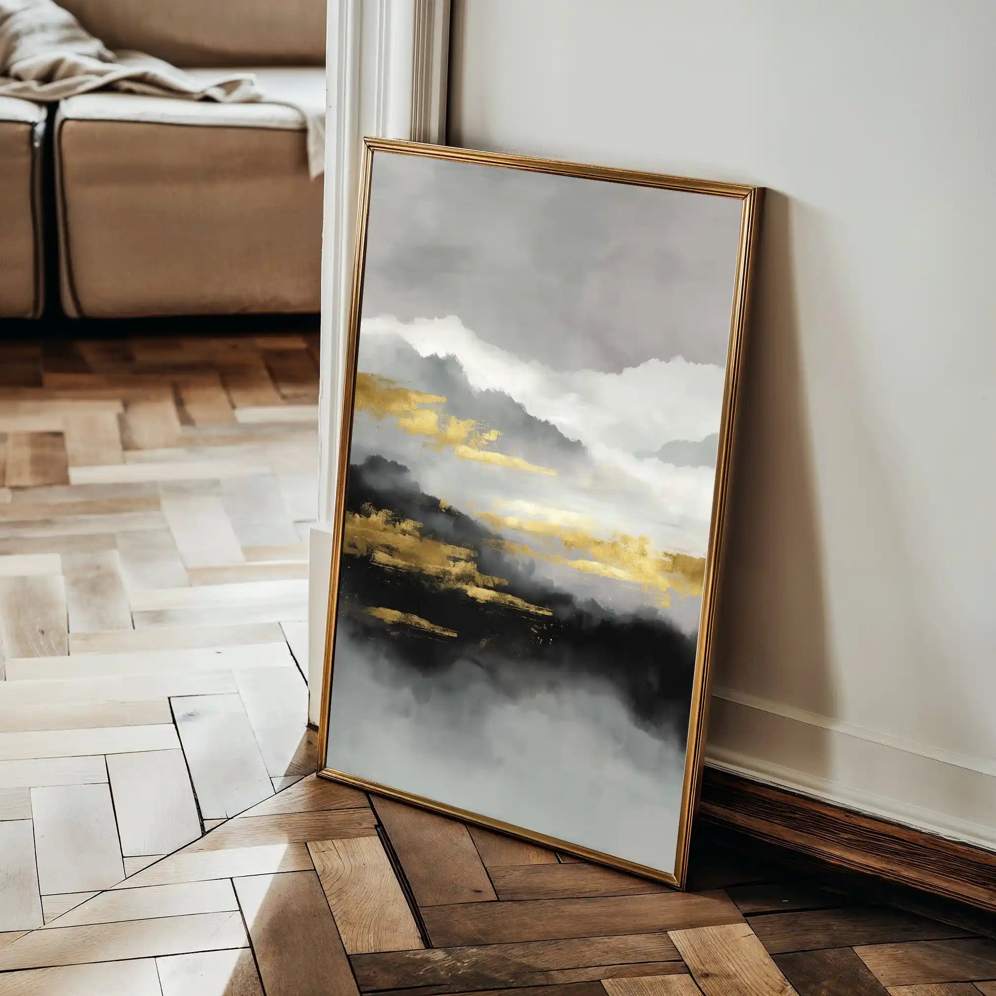 Abstract 1748 Canvas Art 60 x 40 cm / Stretched on hidden frame