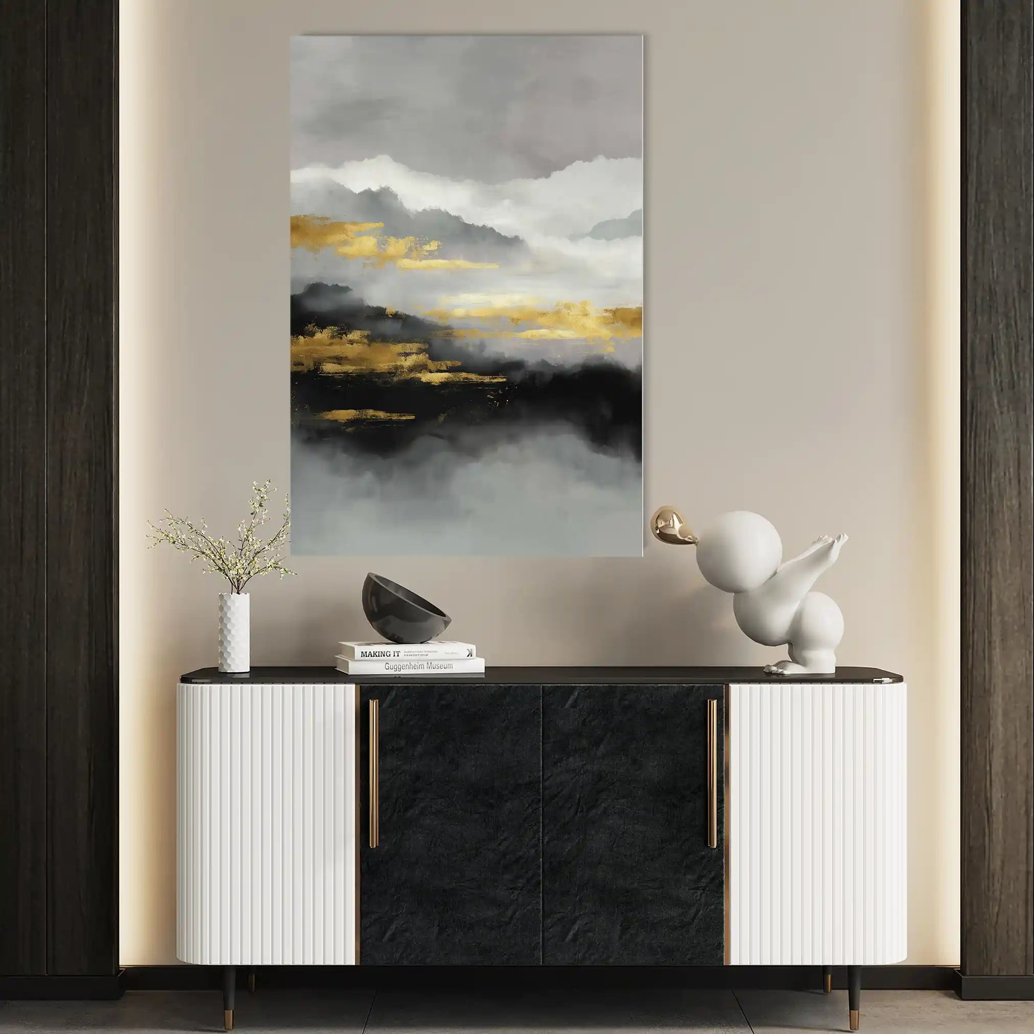 Abstract 1748 Canvas Art 60 x 40 cm / Stretched on hidden frame