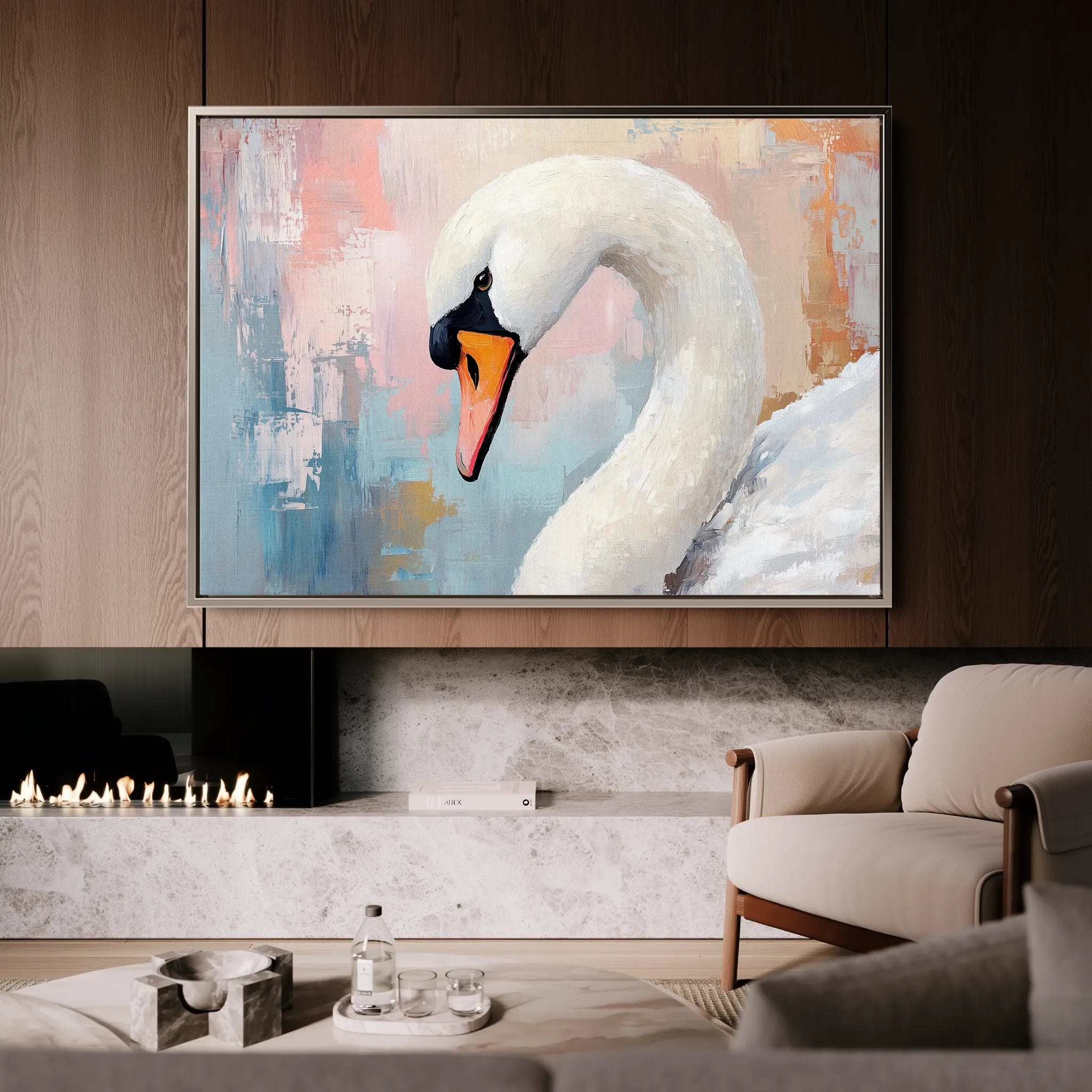 Animals Canvas Wall Art WAD175-AN 90 x 60 cm / Stretched on hidden frame