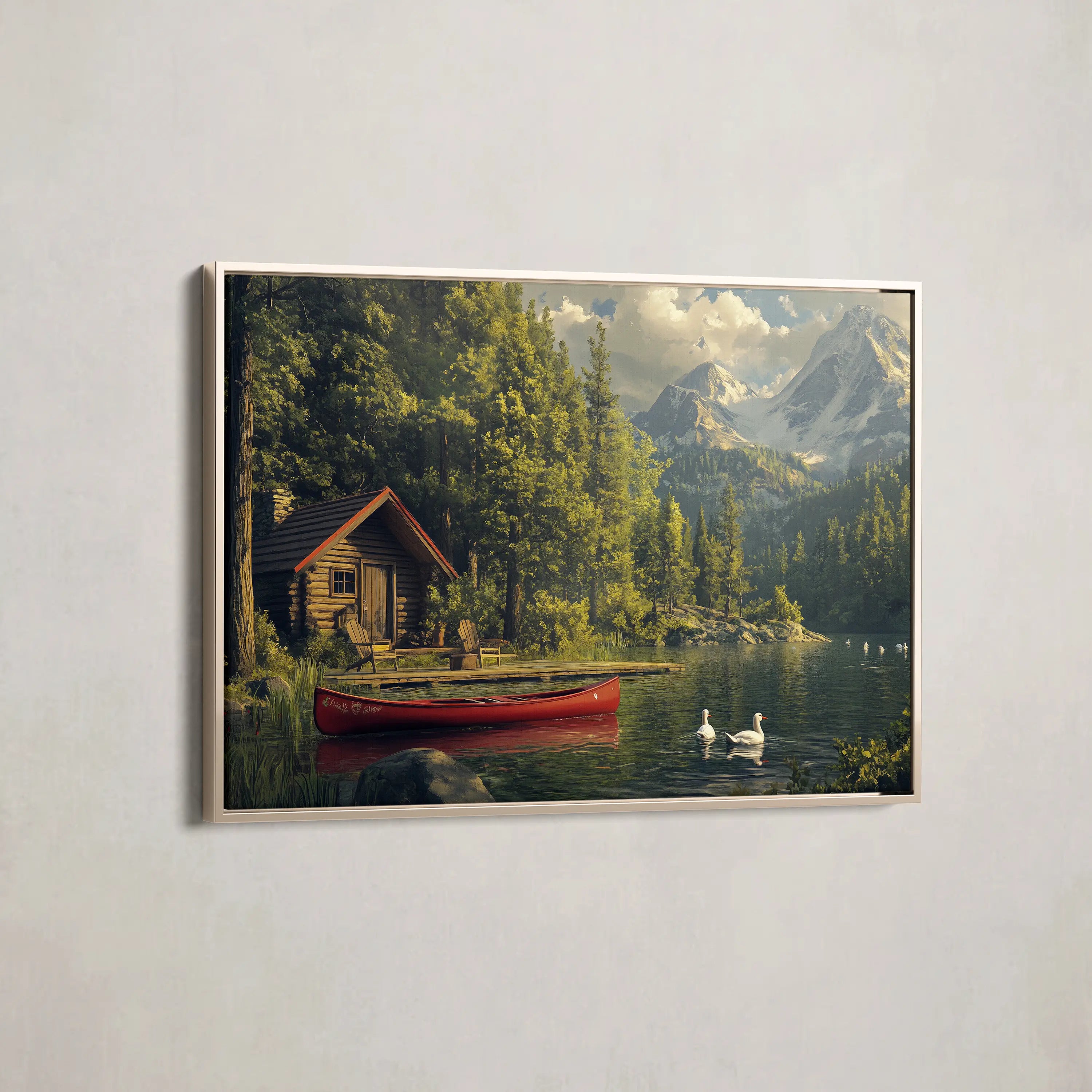 Landscape Canvas Wall Art WAD175-L 90 x 60 cm / Stretched on hidden frame