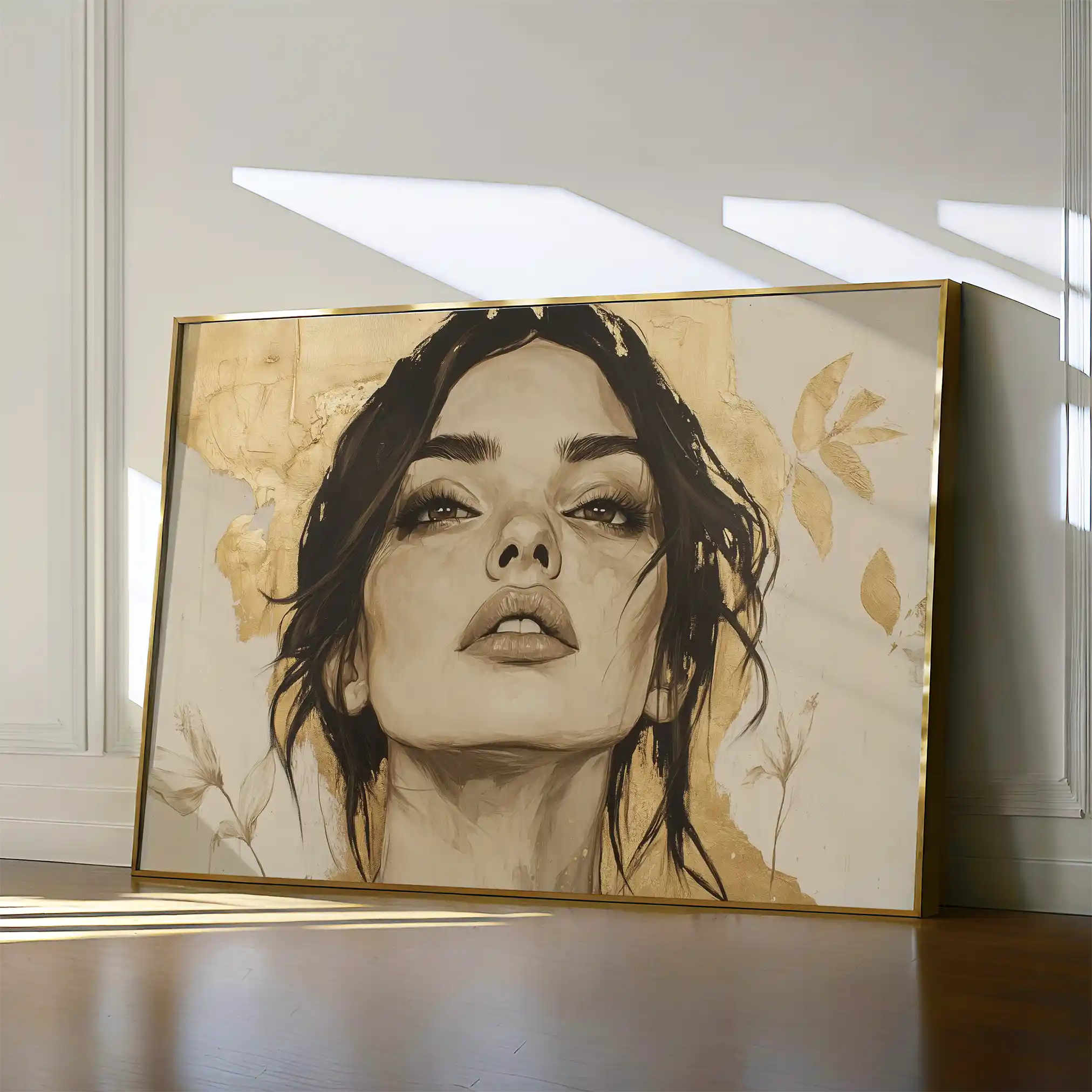 Portrait 175 Canvas Art 90 x 60 cm / Stretched on hidden frame