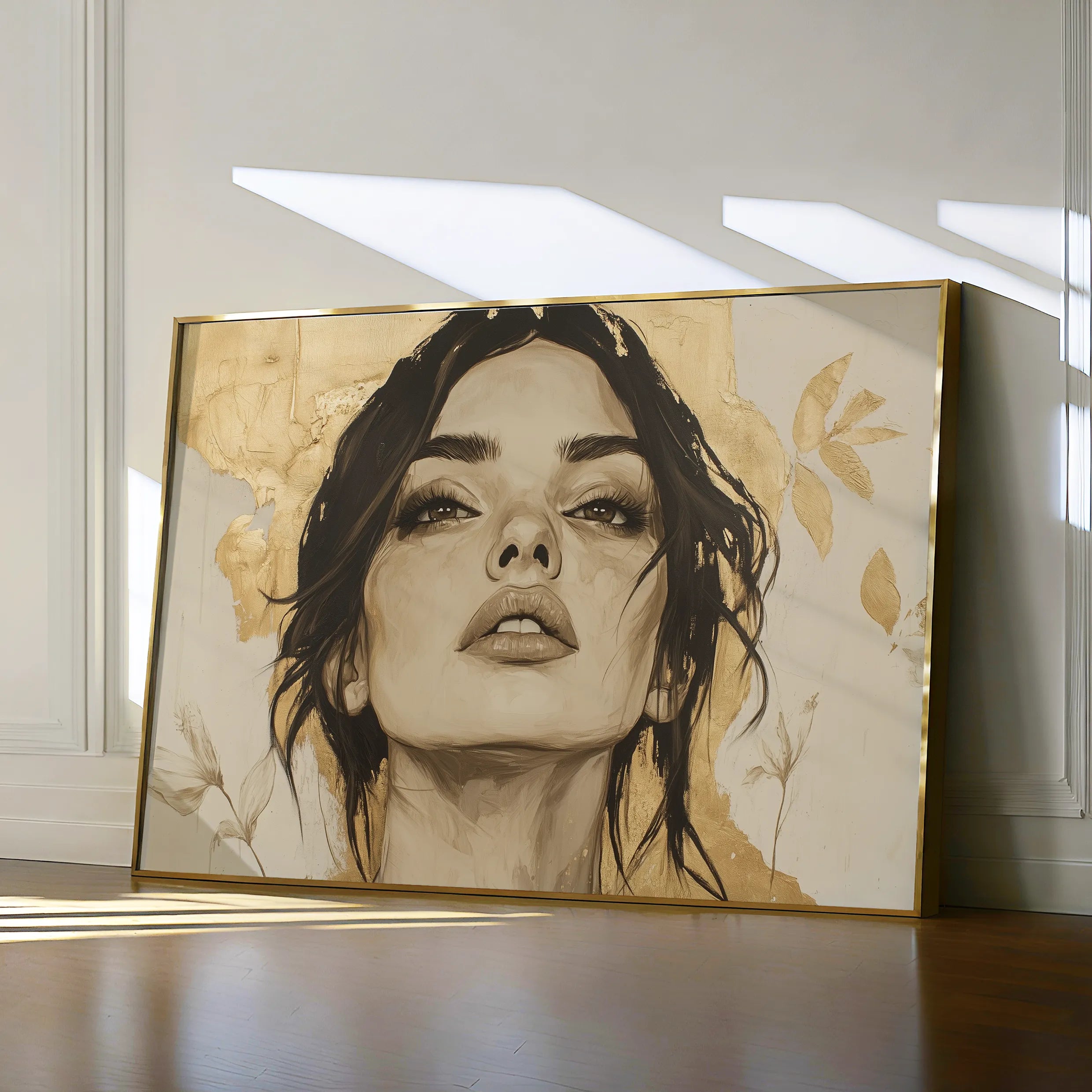 Portrait Canvas Wall Art WAD175-P 90 x 60 cm / Stretched on hidden frame
