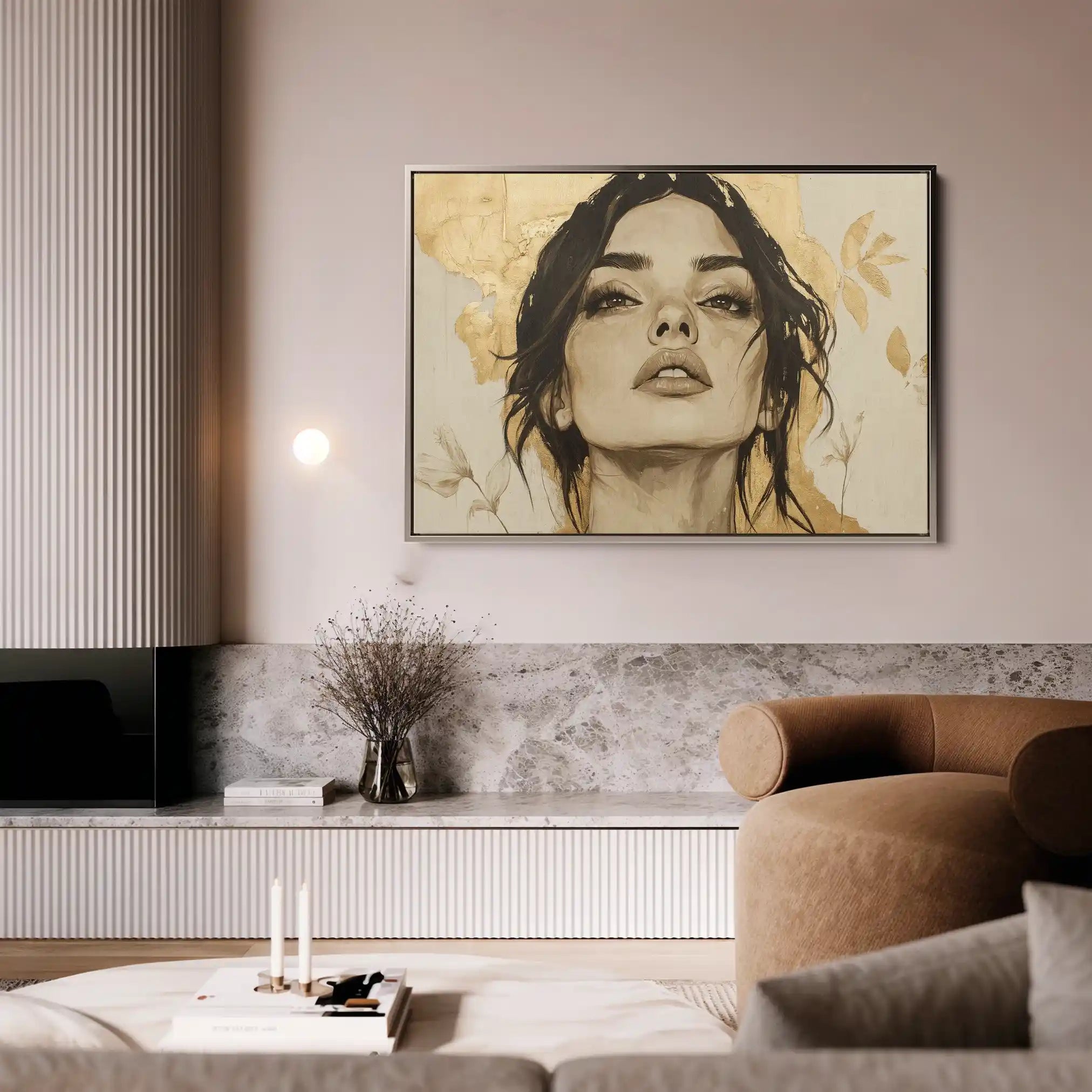 Portrait 175 Canvas Art 90 x 60 cm / Stretched on hidden frame
