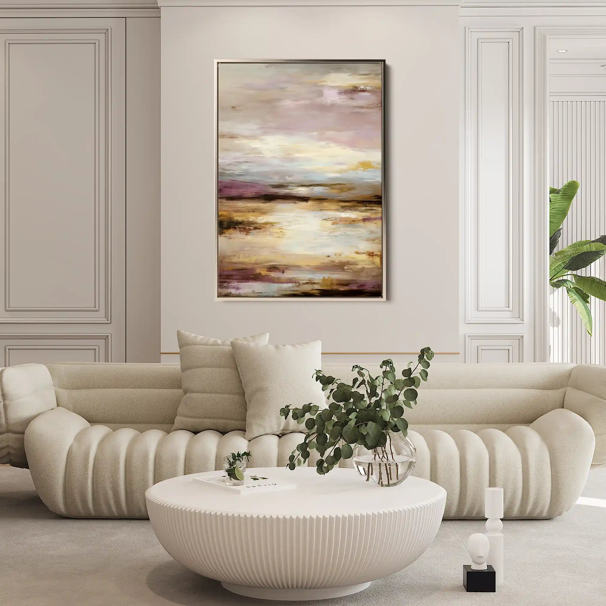Abstract 1752 Canvas Art 60 x 40 cm / Stretched on hidden frame