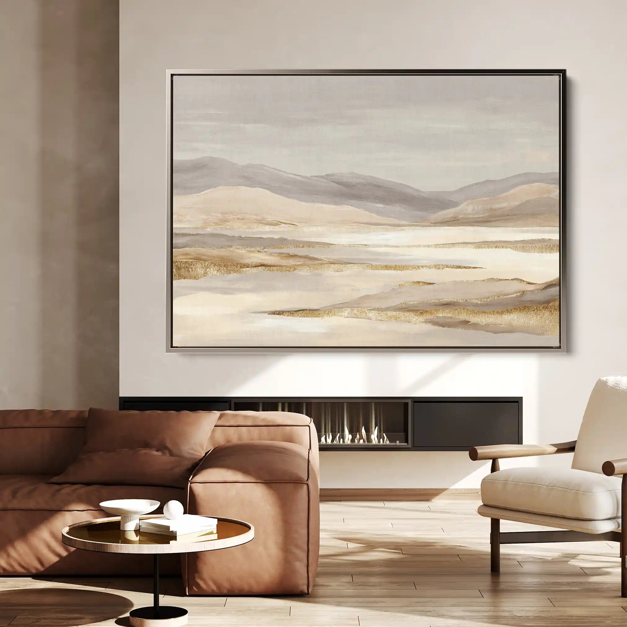 Abstract 1753 Canvas Art 60 x 40 cm / Stretched on hidden frame