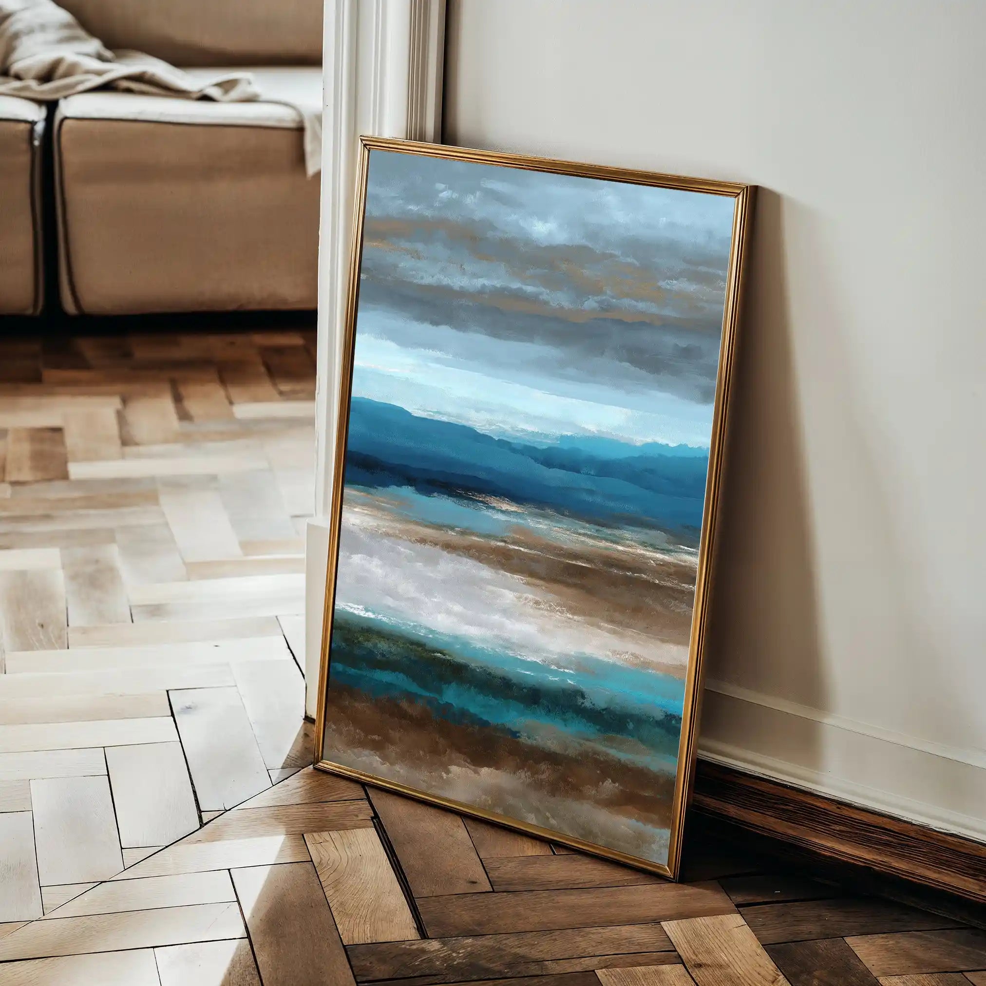 Abstract 1754 Canvas Art 60 x 40 cm / Stretched on hidden frame