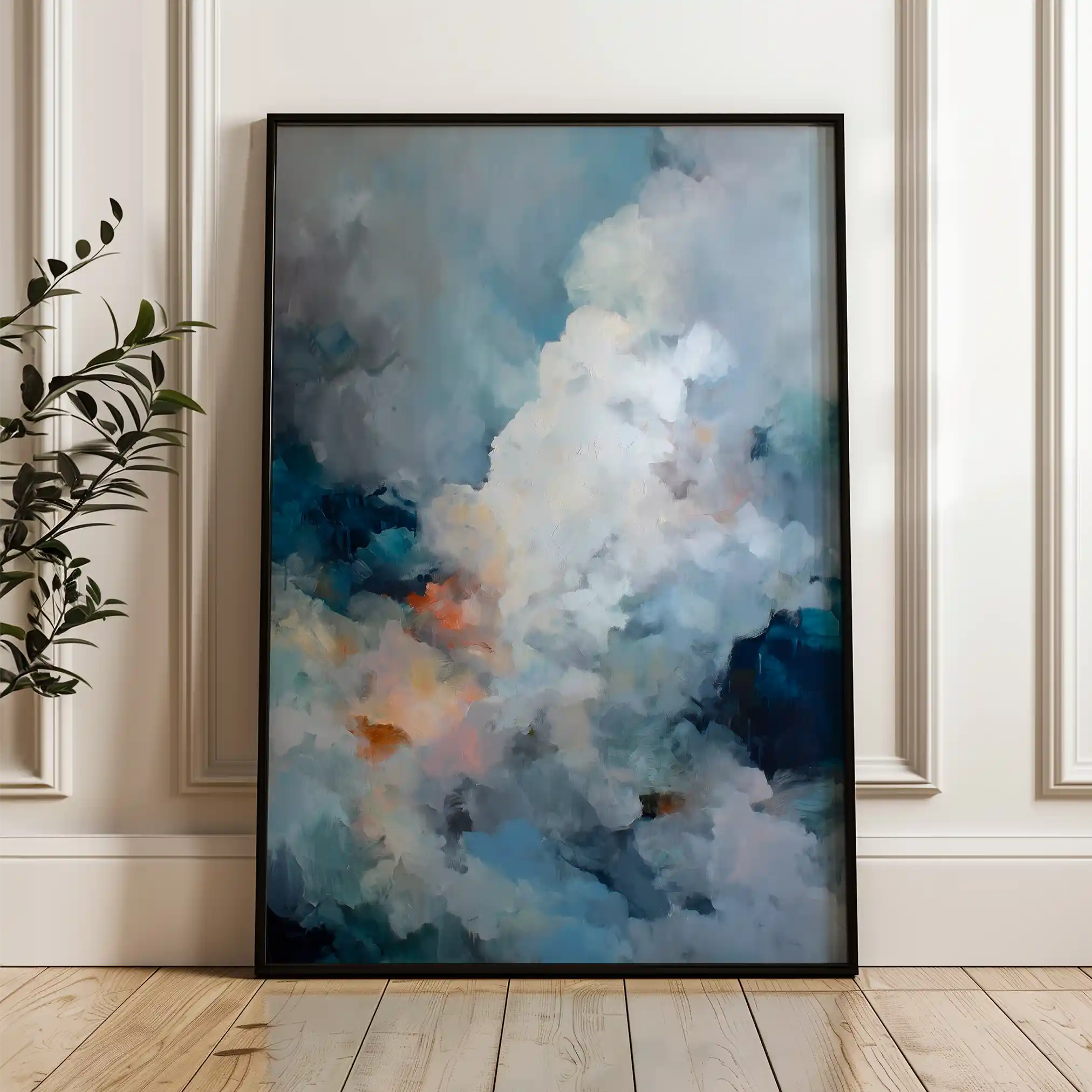 Abstract 1758 Canvas Art 60 x 40 cm / Stretched on hidden frame