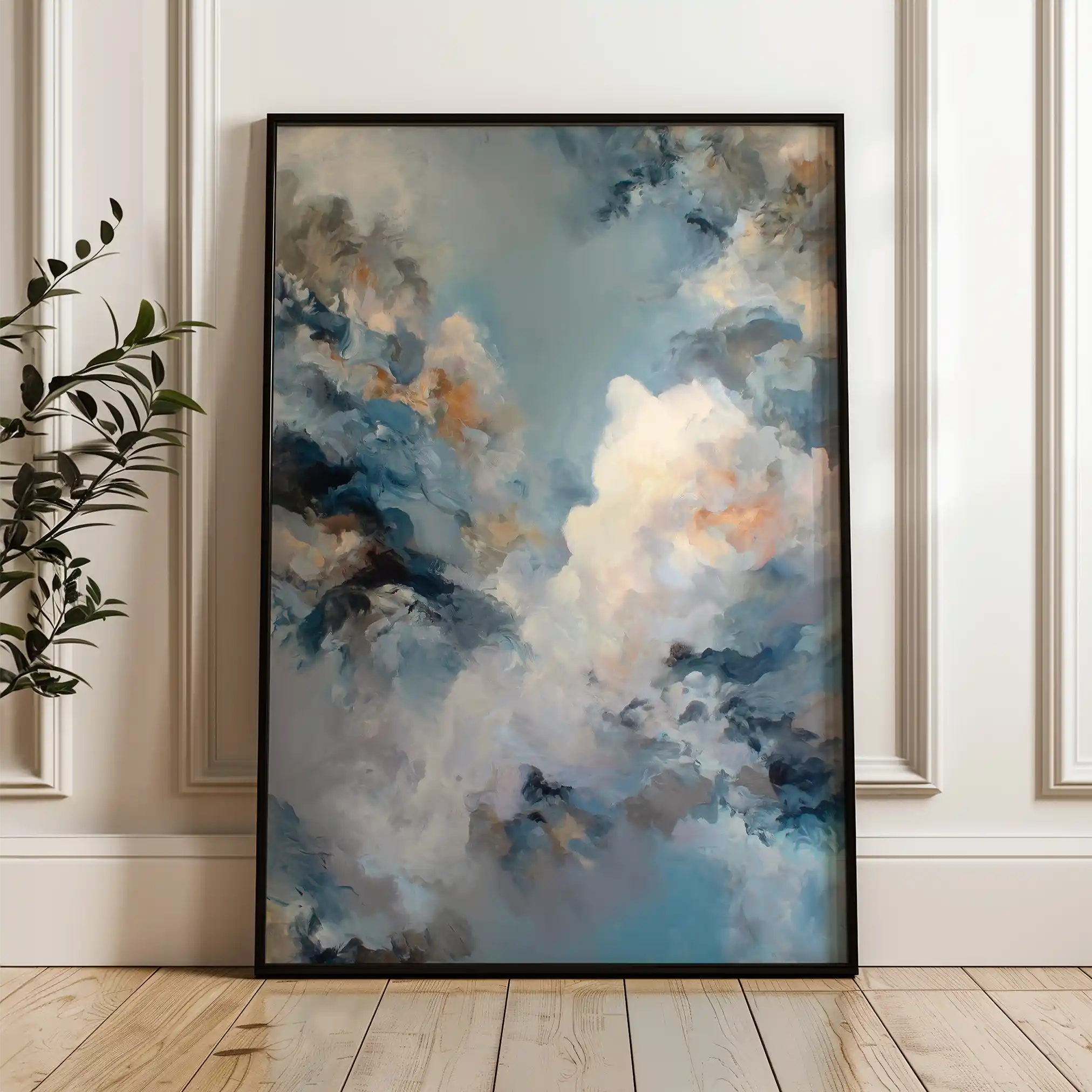 Abstract 1759 Canvas Art 60 x 40 cm / Stretched on hidden frame