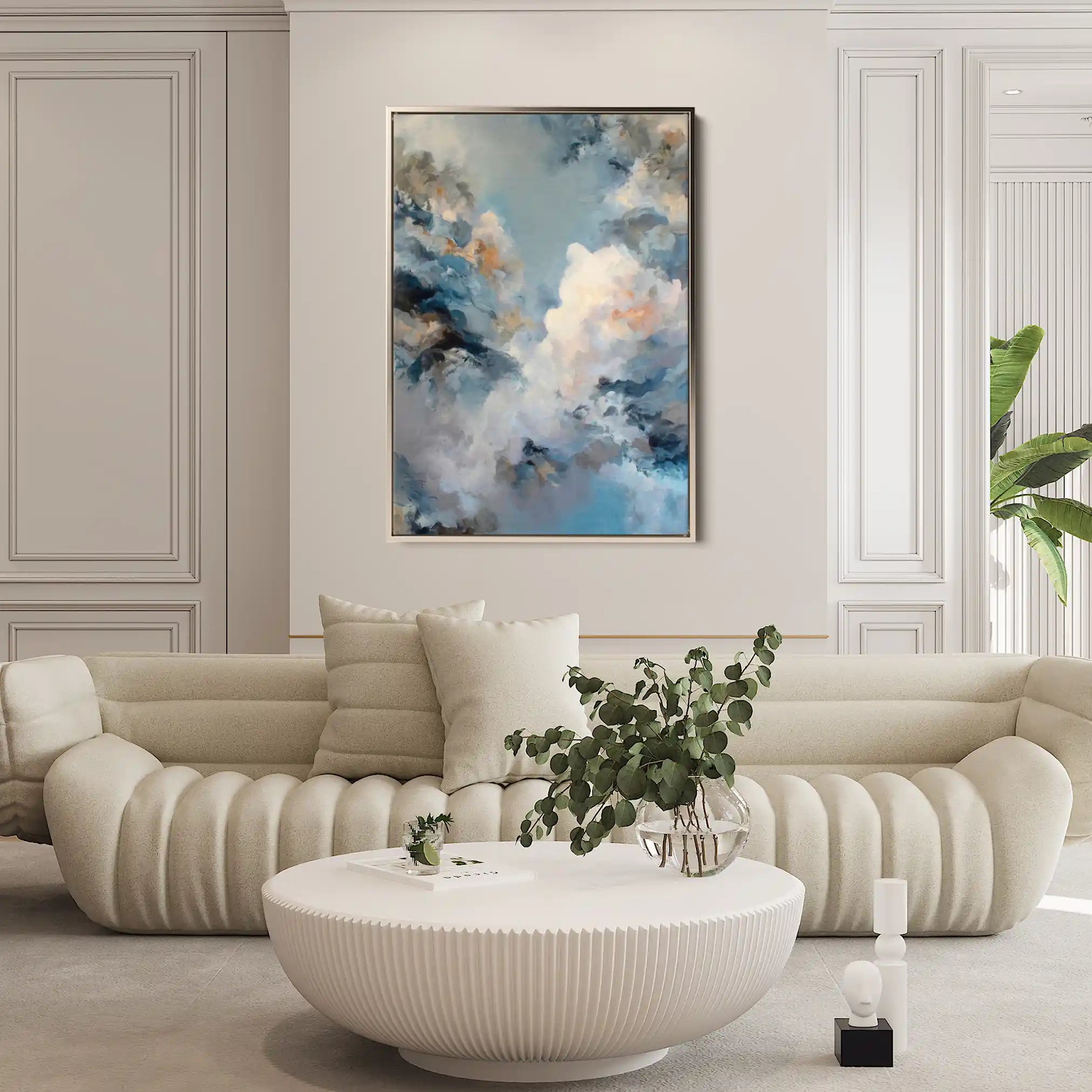 Abstract 1759 Canvas Art 60 x 40 cm / Stretched on hidden frame