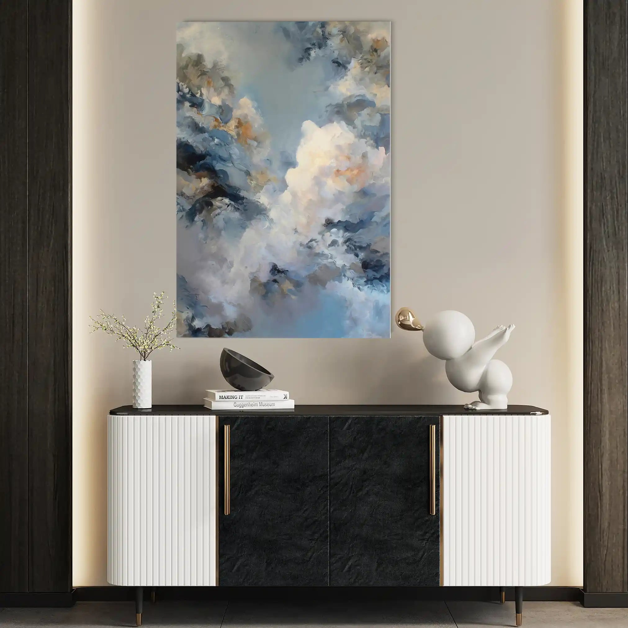 Abstract 1759 Canvas Art 60 x 40 cm / Stretched on hidden frame