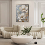 Floral Canvas Wall Art WAD176-F 90 x 60 cm / Stretched on hidden frame