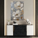 Floral Canvas Wall Art WAD176-F 90 x 60 cm / Stretched on hidden frame