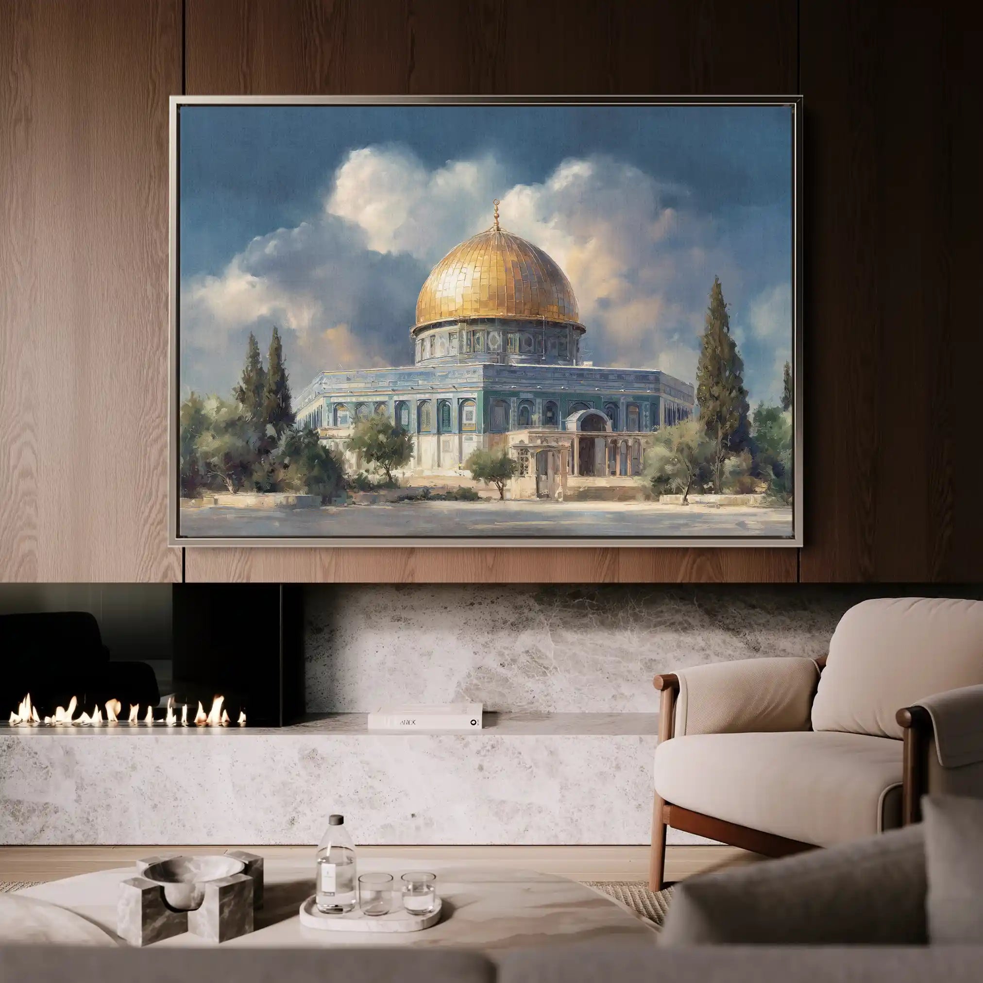 Palestine 176 Canvas Art 60 x 40 cm / Stretched on hidden frame