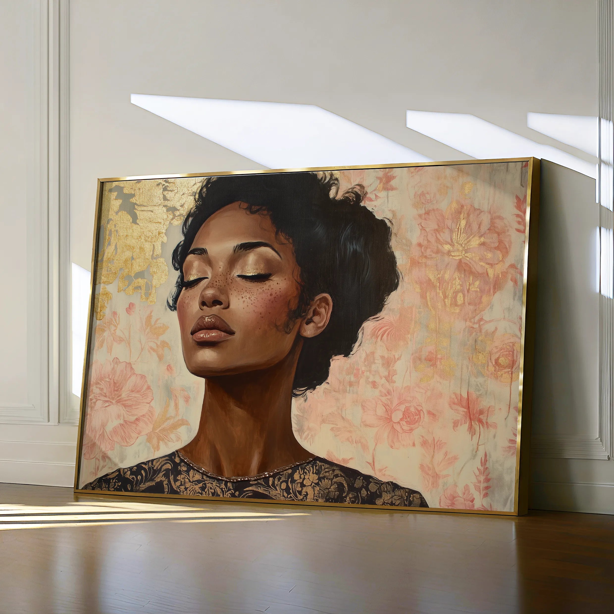 Portrait Canvas Wall Art WAD176-P 90 x 60 cm / Stretched on hidden frame