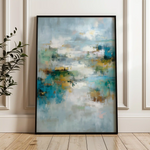 Abstract 1760 Canvas Art 60 x 40 cm / Stretched on hidden frame