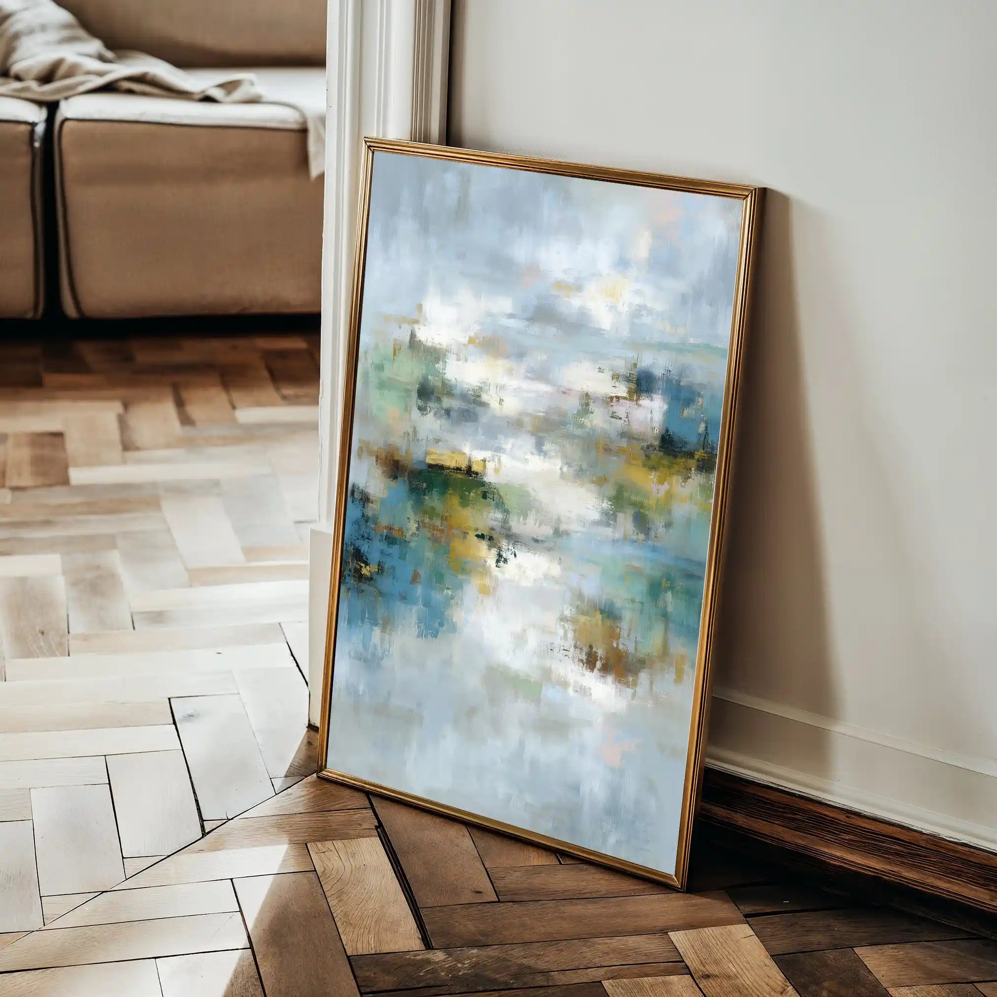 Abstract 1760 Canvas Art 60 x 40 cm / Stretched on hidden frame