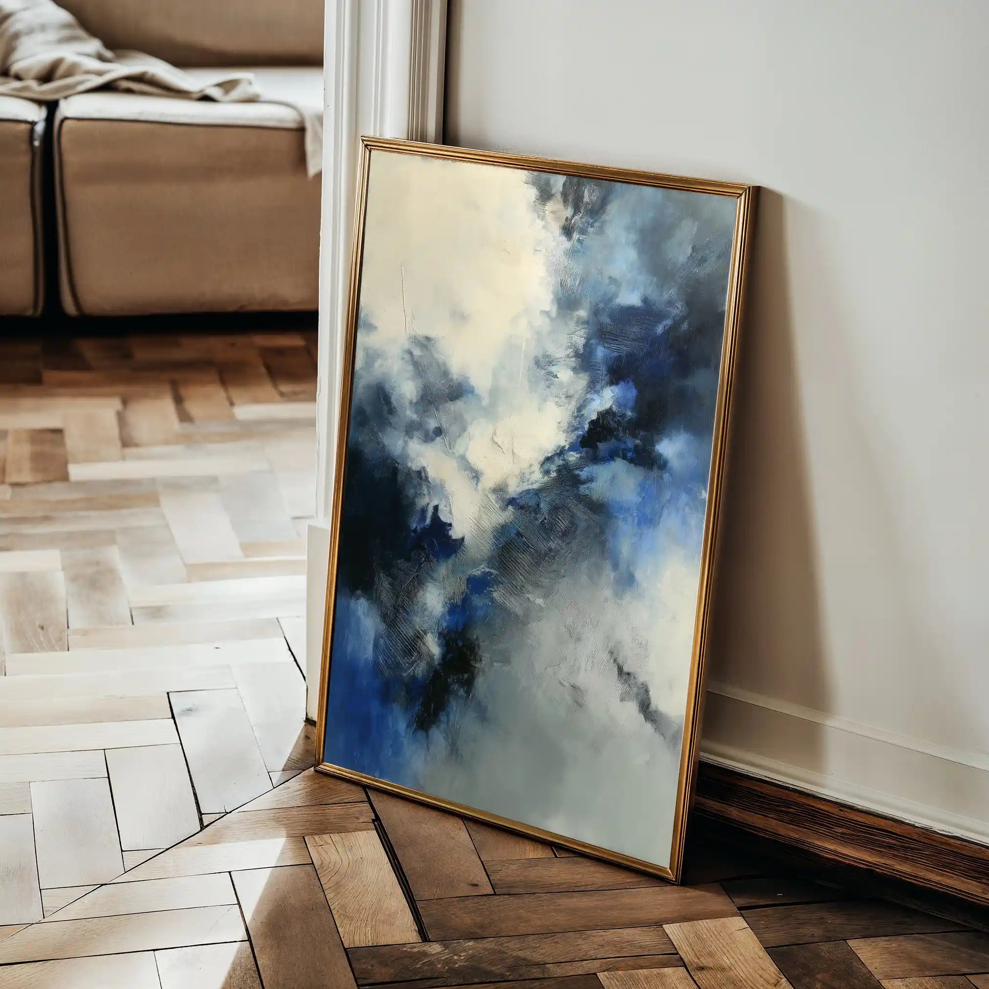 Abstract 1763 Canvas Art 60 x 40 cm / Stretched on hidden frame