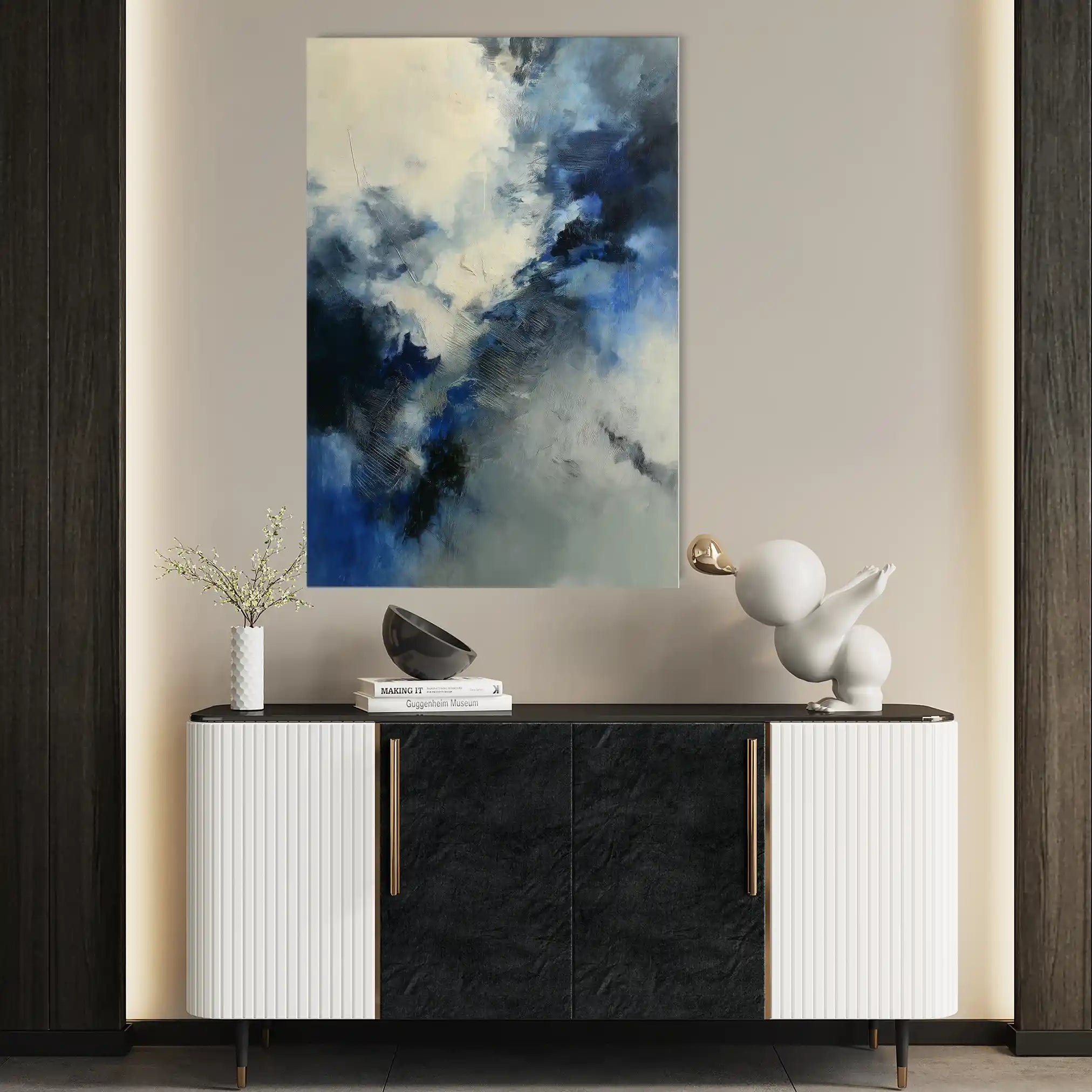 Abstract 1763 Canvas Art 60 x 40 cm / Stretched on hidden frame