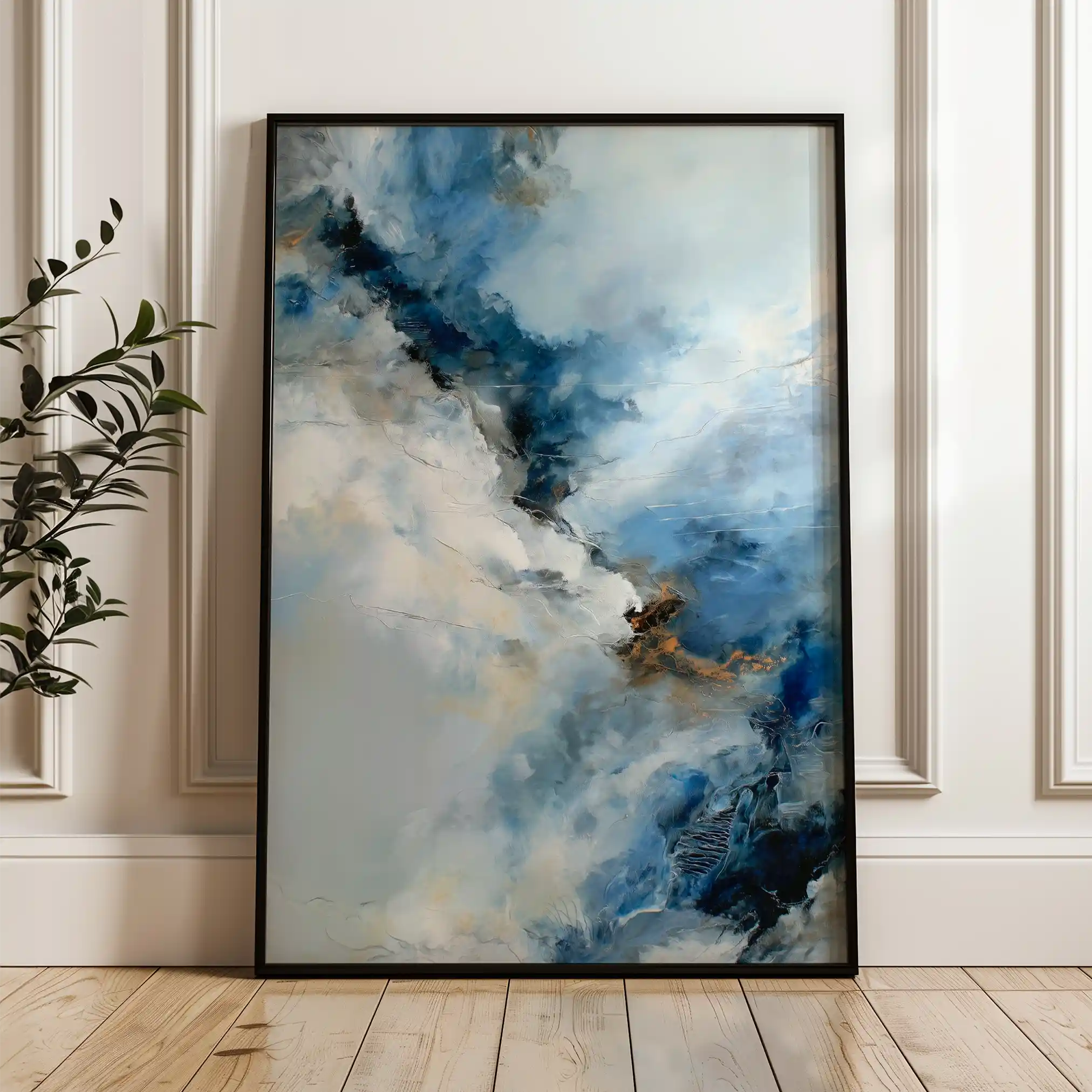 Abstract 1764 Canvas Art 60 x 40 cm / Stretched on hidden frame