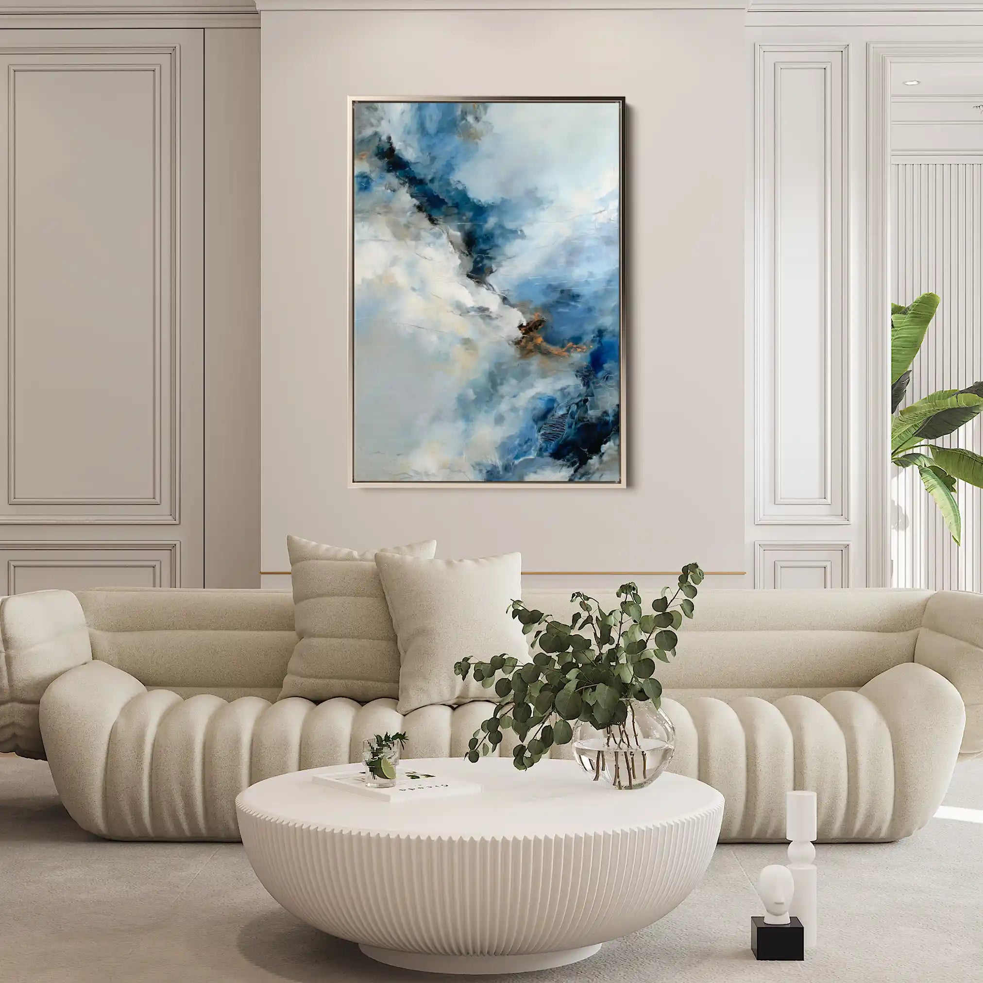 Abstract 1764 Canvas Art 60 x 40 cm / Stretched on hidden frame
