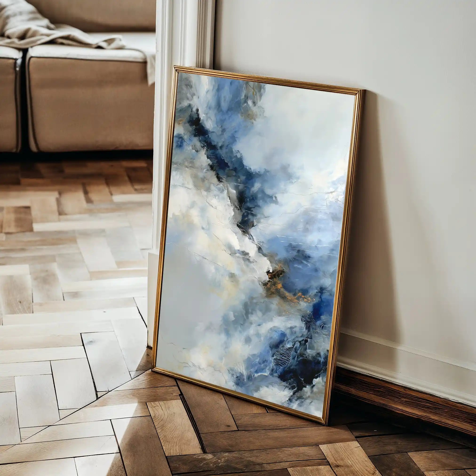 Abstract 1764 Canvas Art 60 x 40 cm / Stretched on hidden frame