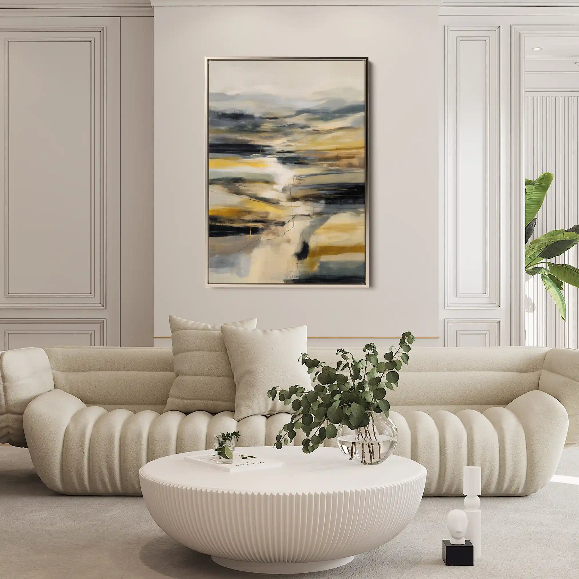 Abstract 1766 Canvas Art 60 x 40 cm / Stretched on hidden frame