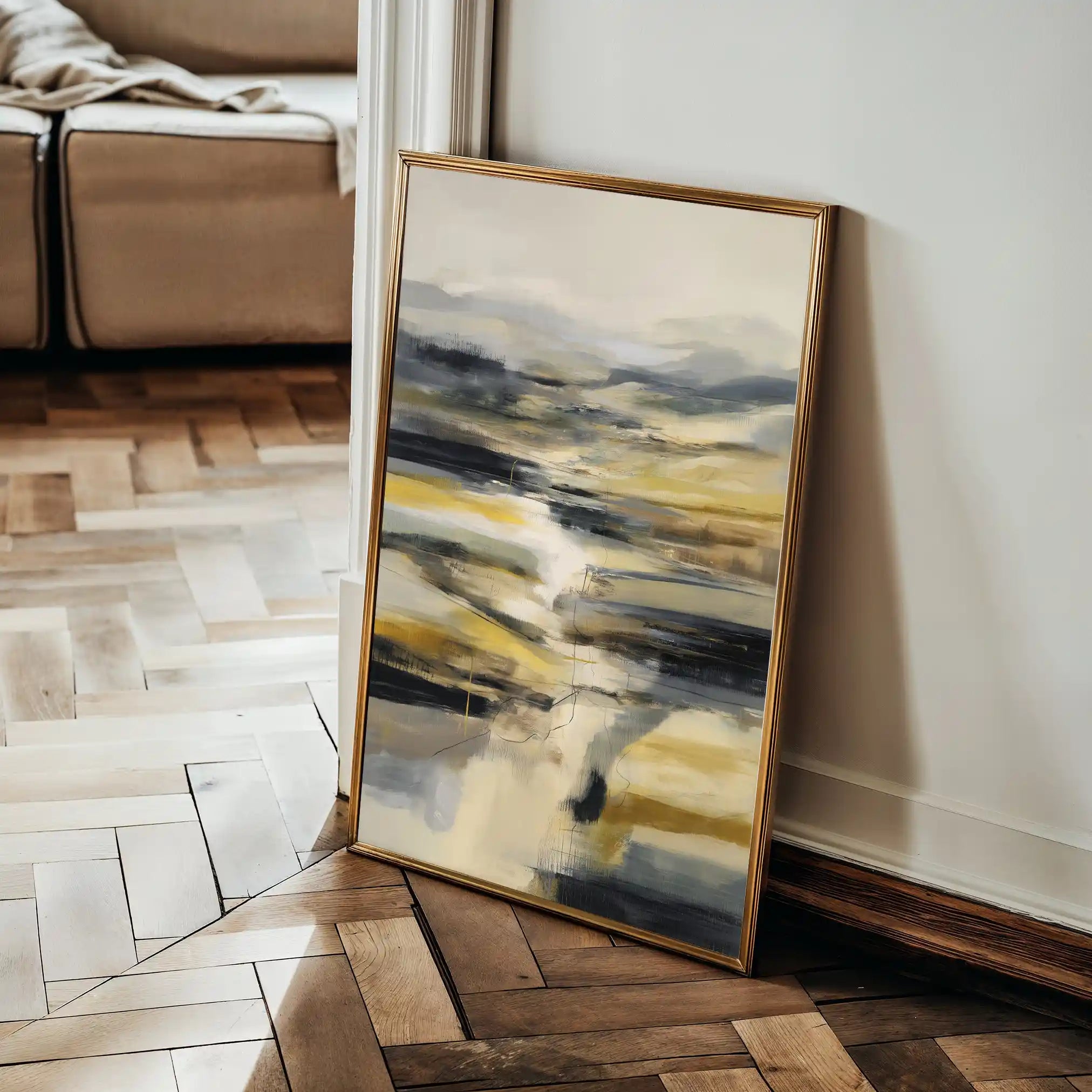 Abstract 1766 Canvas Art 60 x 40 cm / Stretched on hidden frame