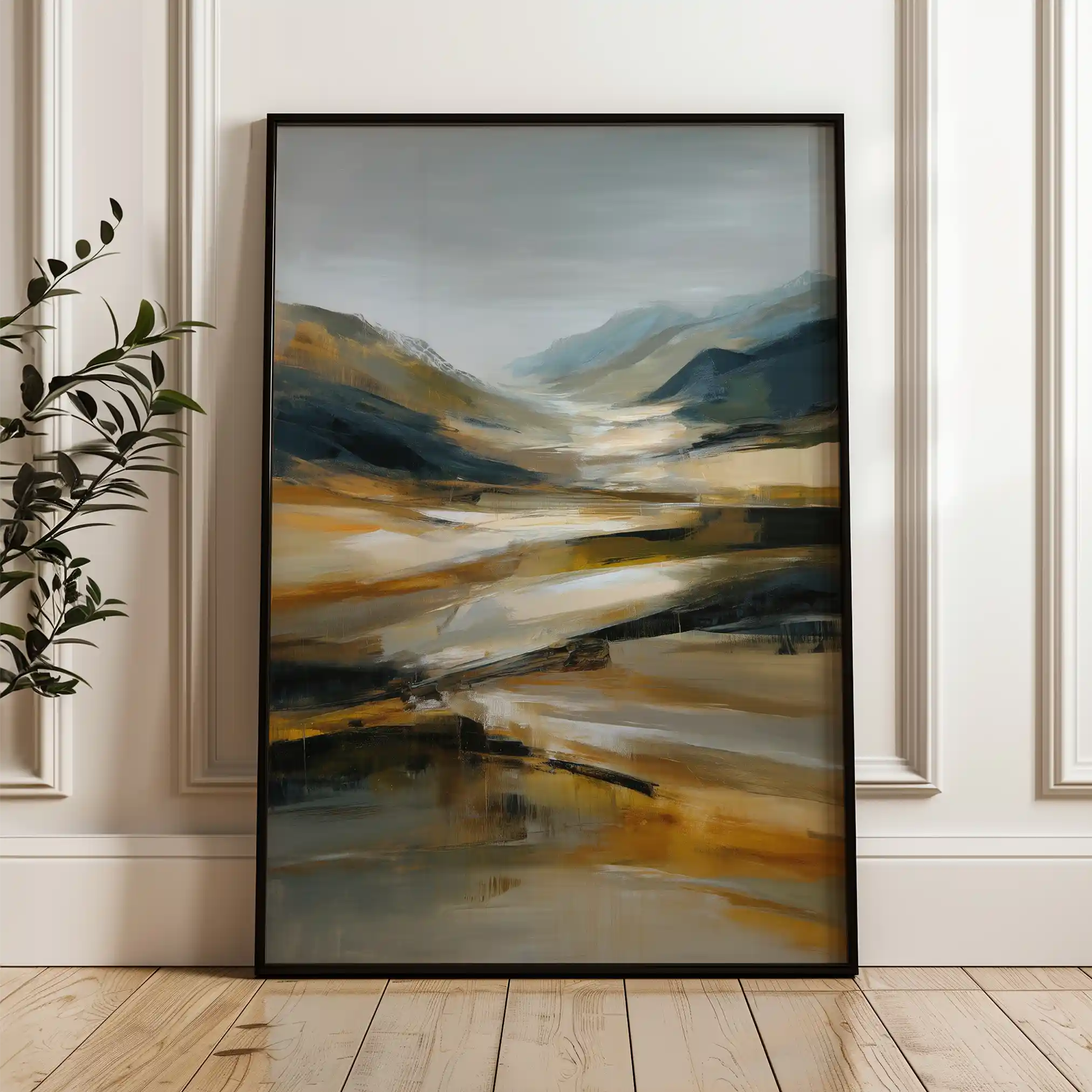 Abstract 1767 Canvas Art 60 x 40 cm / Stretched on hidden frame