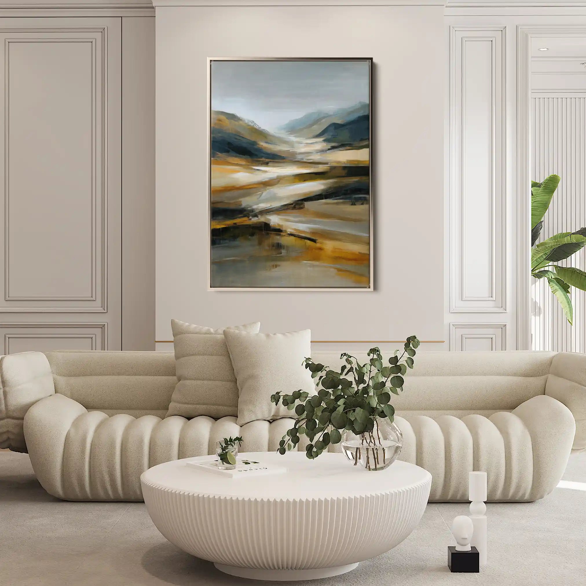 Abstract 1767 Canvas Art 60 x 40 cm / Stretched on hidden frame