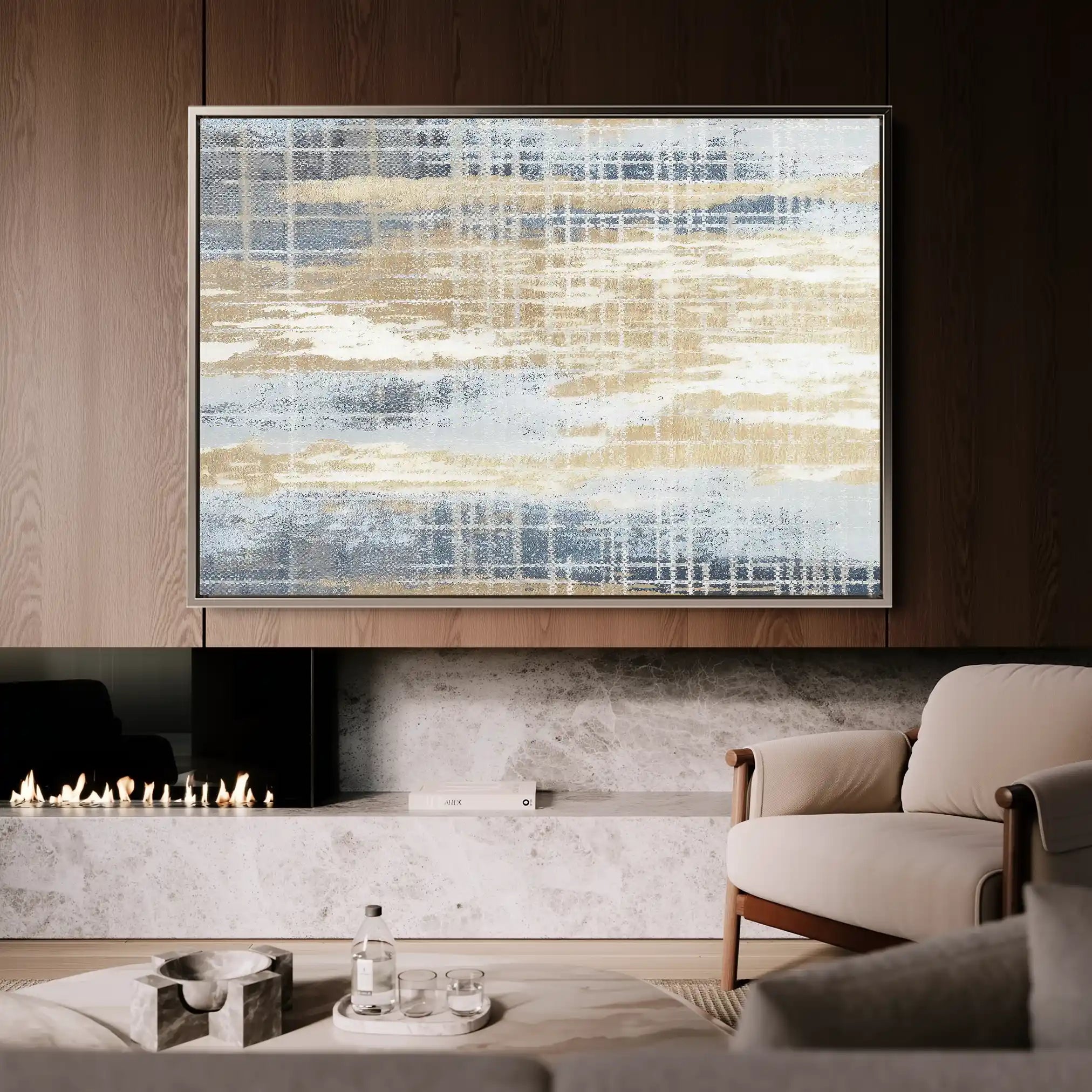 Abstract 177 Canvas Art 60 x 40 cm / Stretched on hidden frame