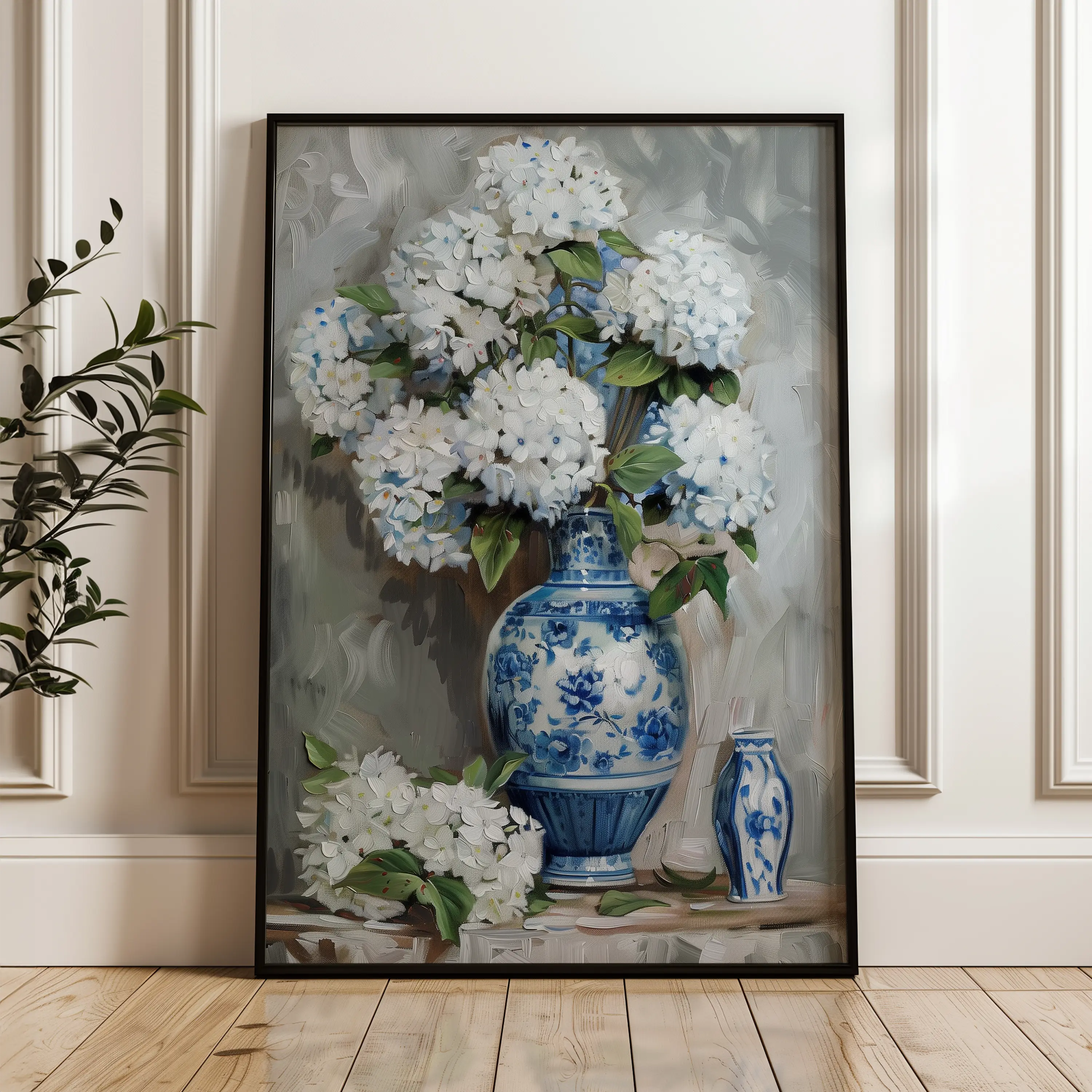 Floral Canvas Wall Art WAD177-F 90 x 60 cm / Stretched on hidden frame