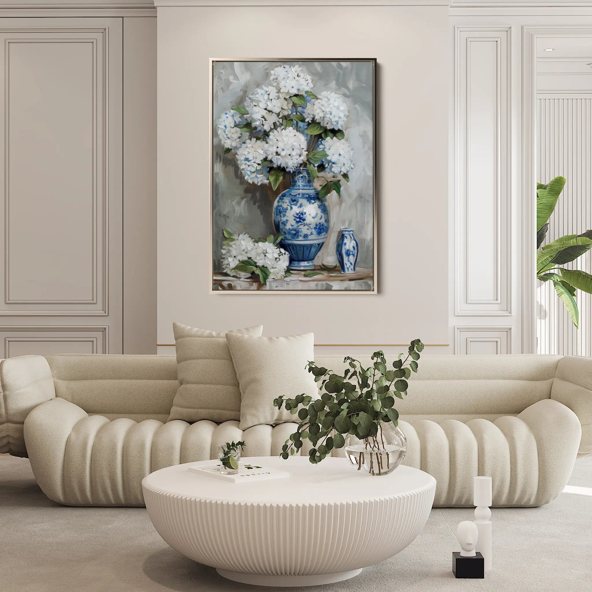 Floral Canvas Wall Art WAD177-F 90 x 60 cm / Stretched on hidden frame