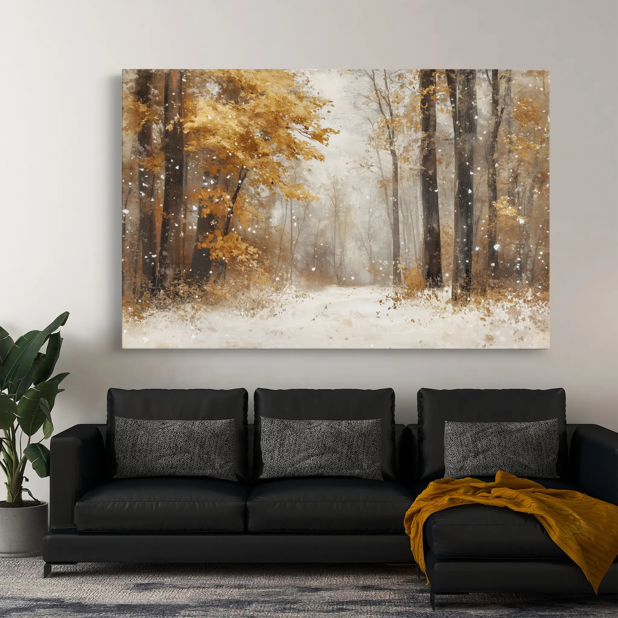 Landscape Canvas Wall Art WAD177-L 90 x 60 cm / Stretched on hidden frame