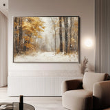 Landscape 177 Canvas Art 90 x 60 cm / Stretched on hidden frame