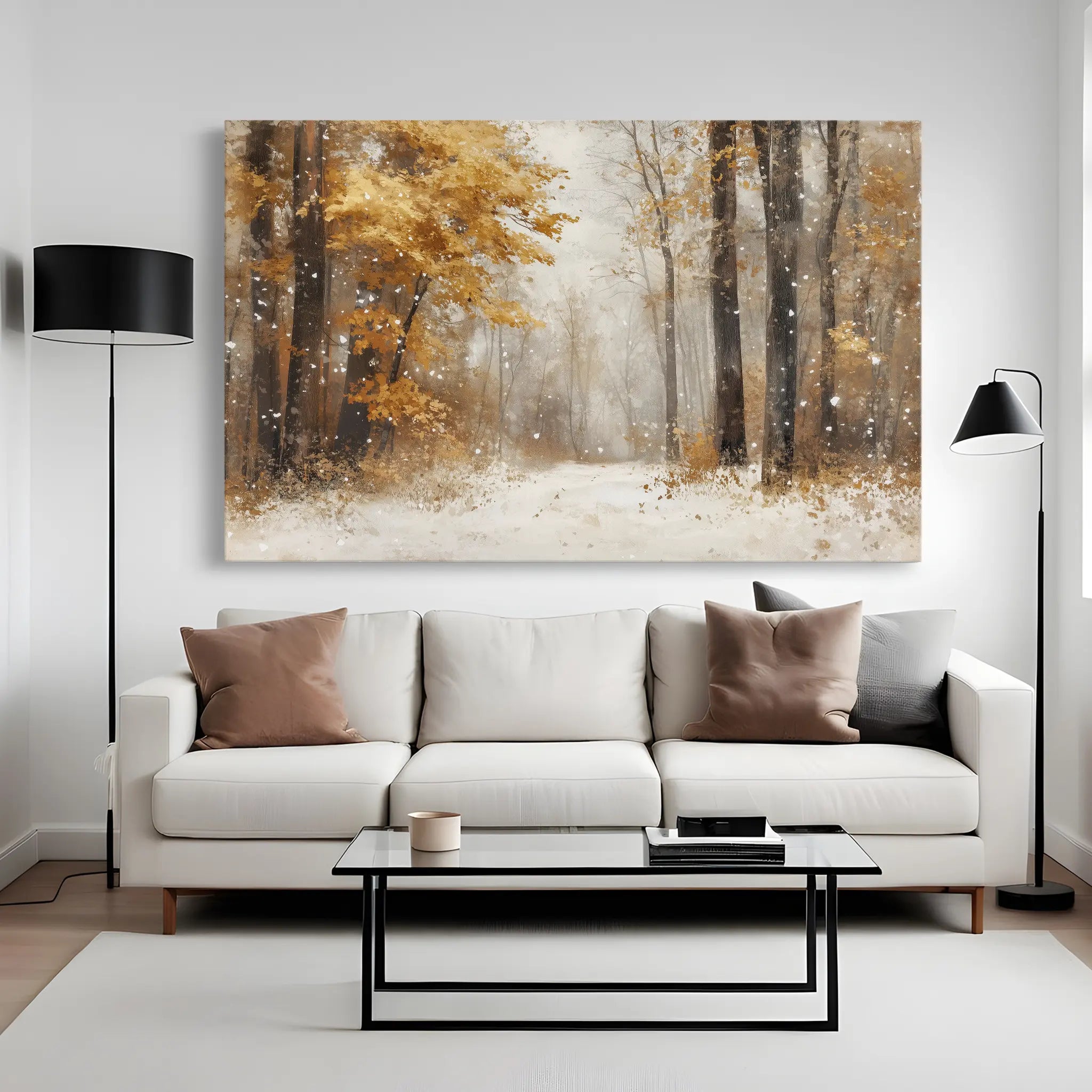 Landscape Canvas Wall Art WAD177-L 90 x 60 cm / Stretched on hidden frame