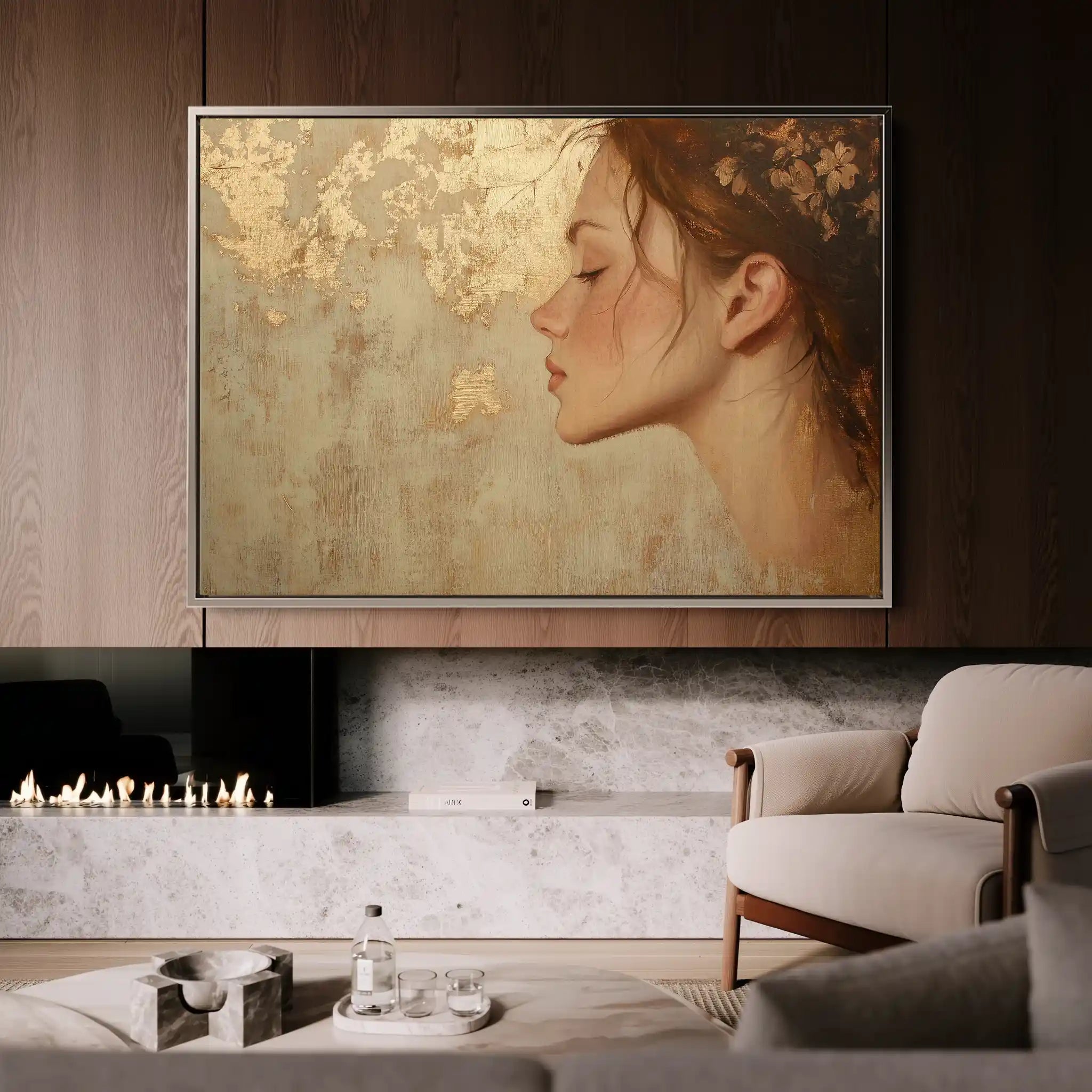 Portrait 177 Canvas Art 90 x 60 cm / Stretched on hidden frame