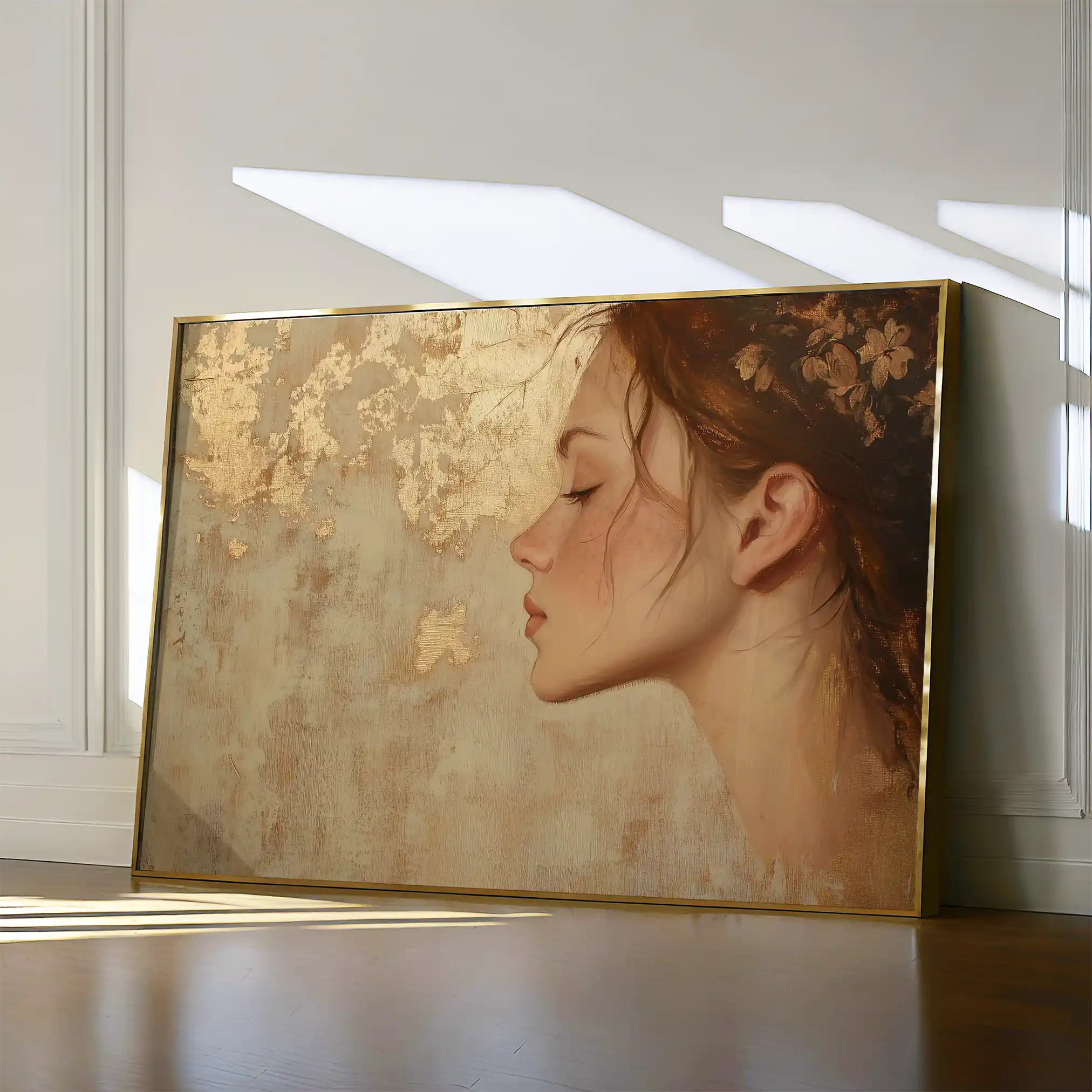Portrait 177 Canvas Art 90 x 60 cm / Stretched on hidden frame