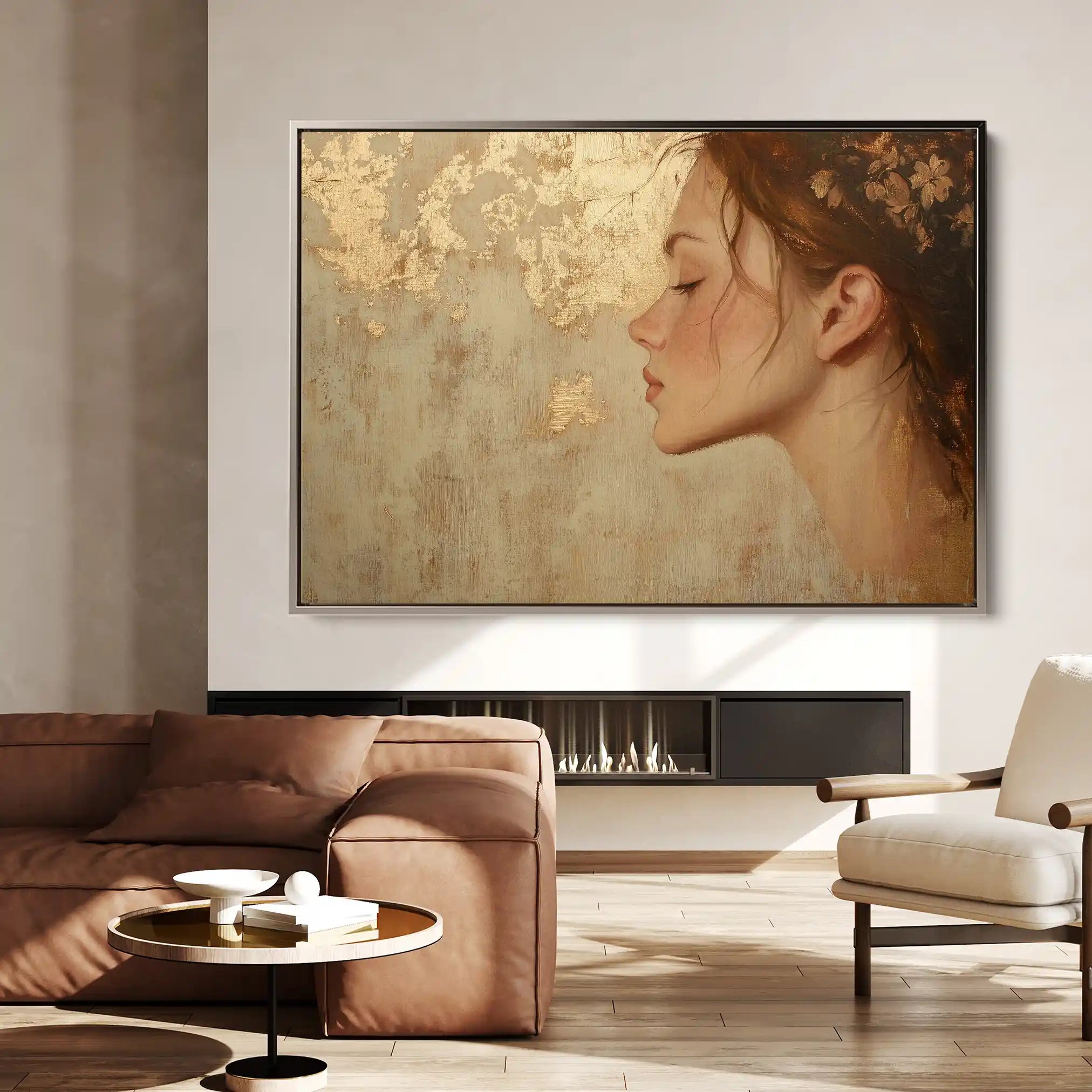 Portrait 177 Canvas Art 90 x 60 cm / Stretched on hidden frame
