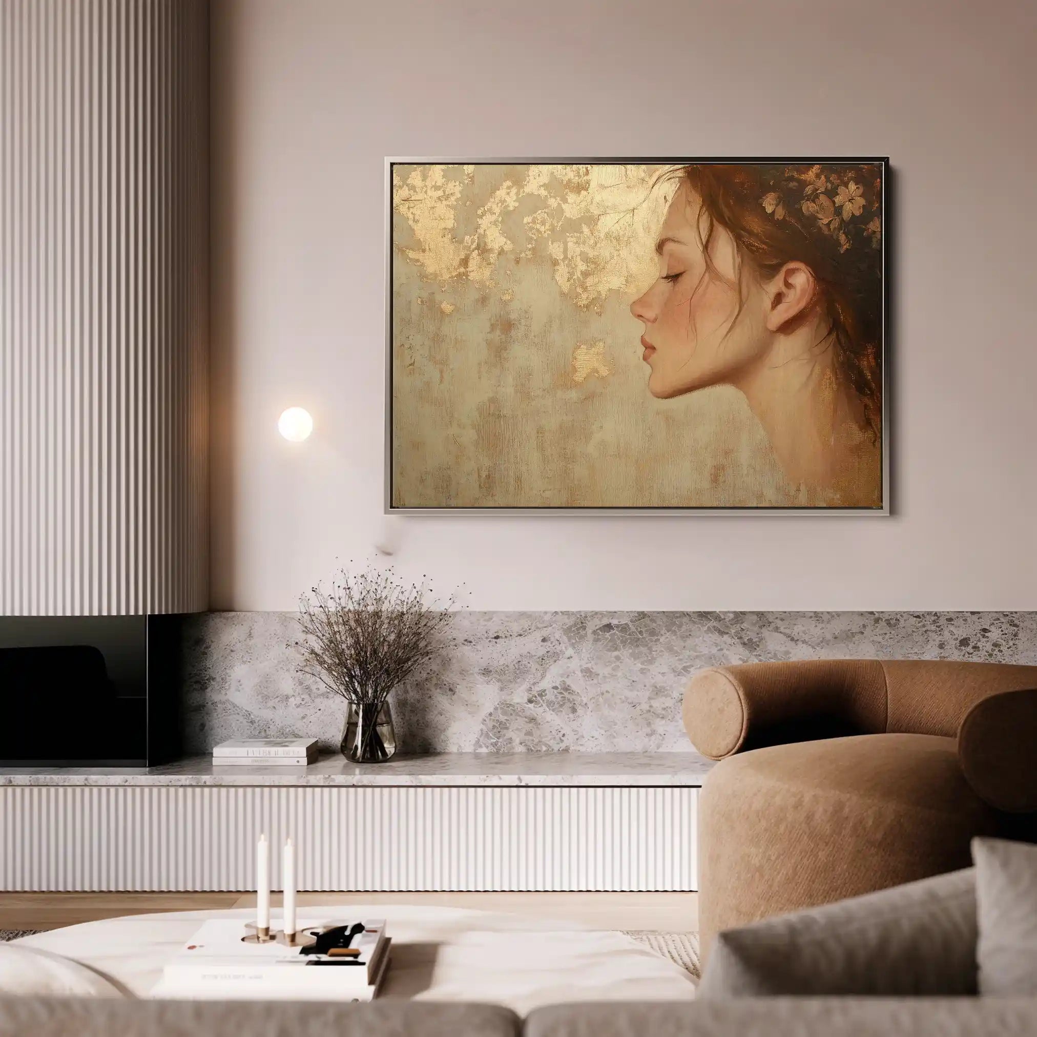 Portrait 177 Canvas Art 90 x 60 cm / Stretched on hidden frame