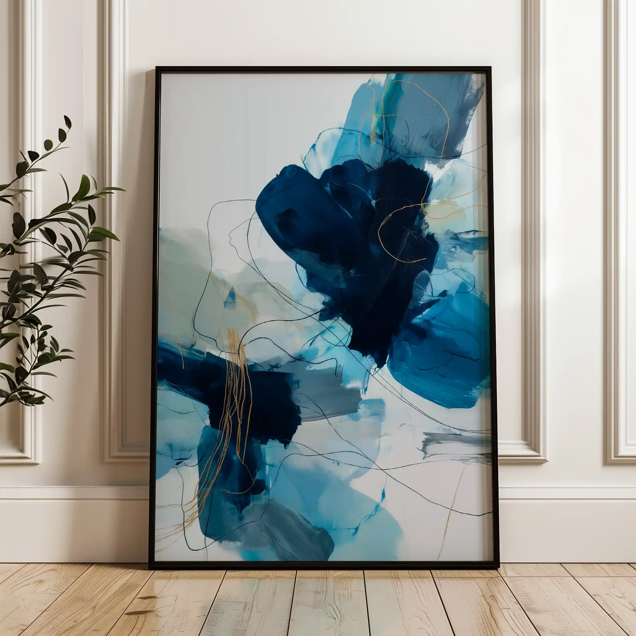 Abstract 1770 Canvas Art 60 x 40 cm / Stretched on hidden frame