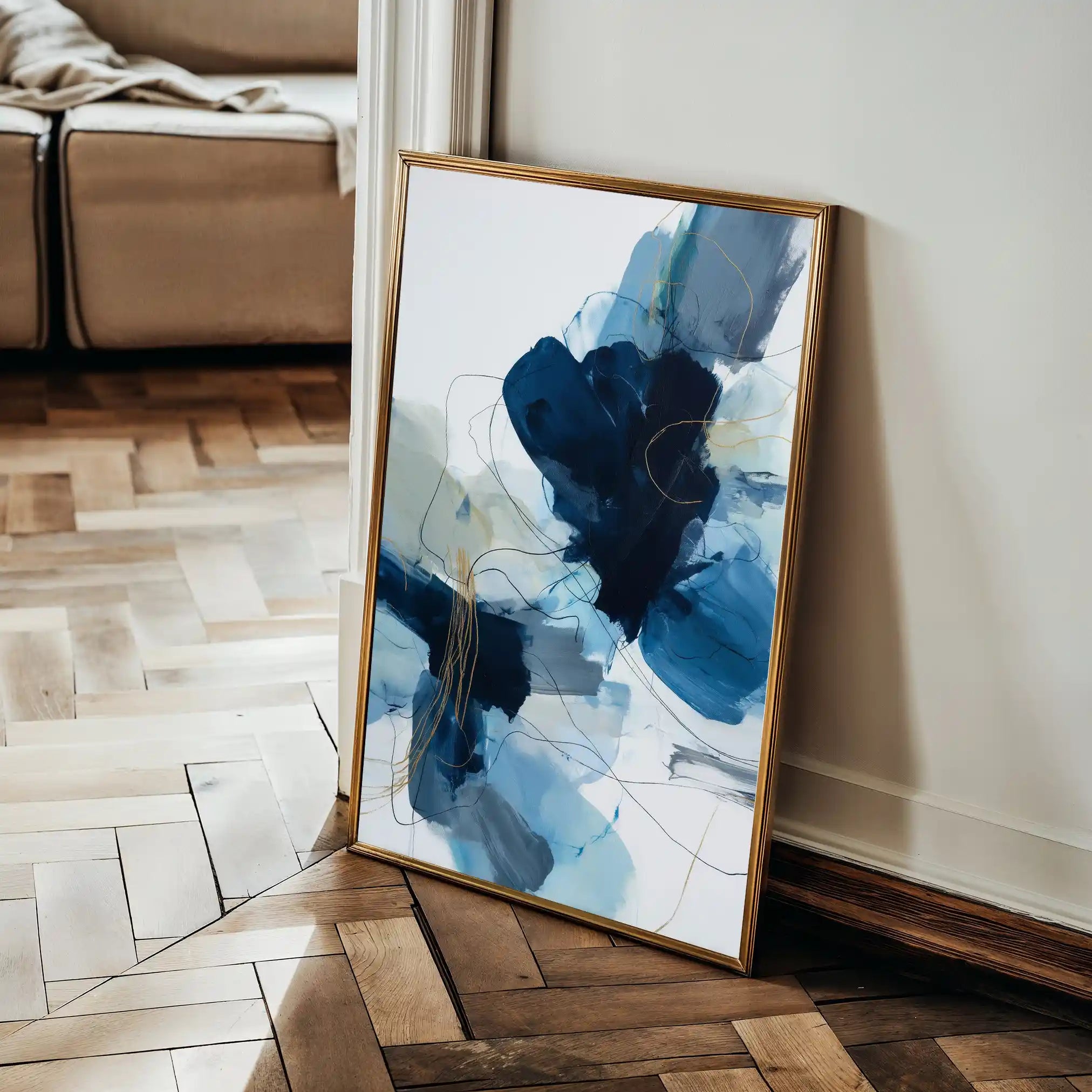 Abstract 1770 Canvas Art 60 x 40 cm / Stretched on hidden frame