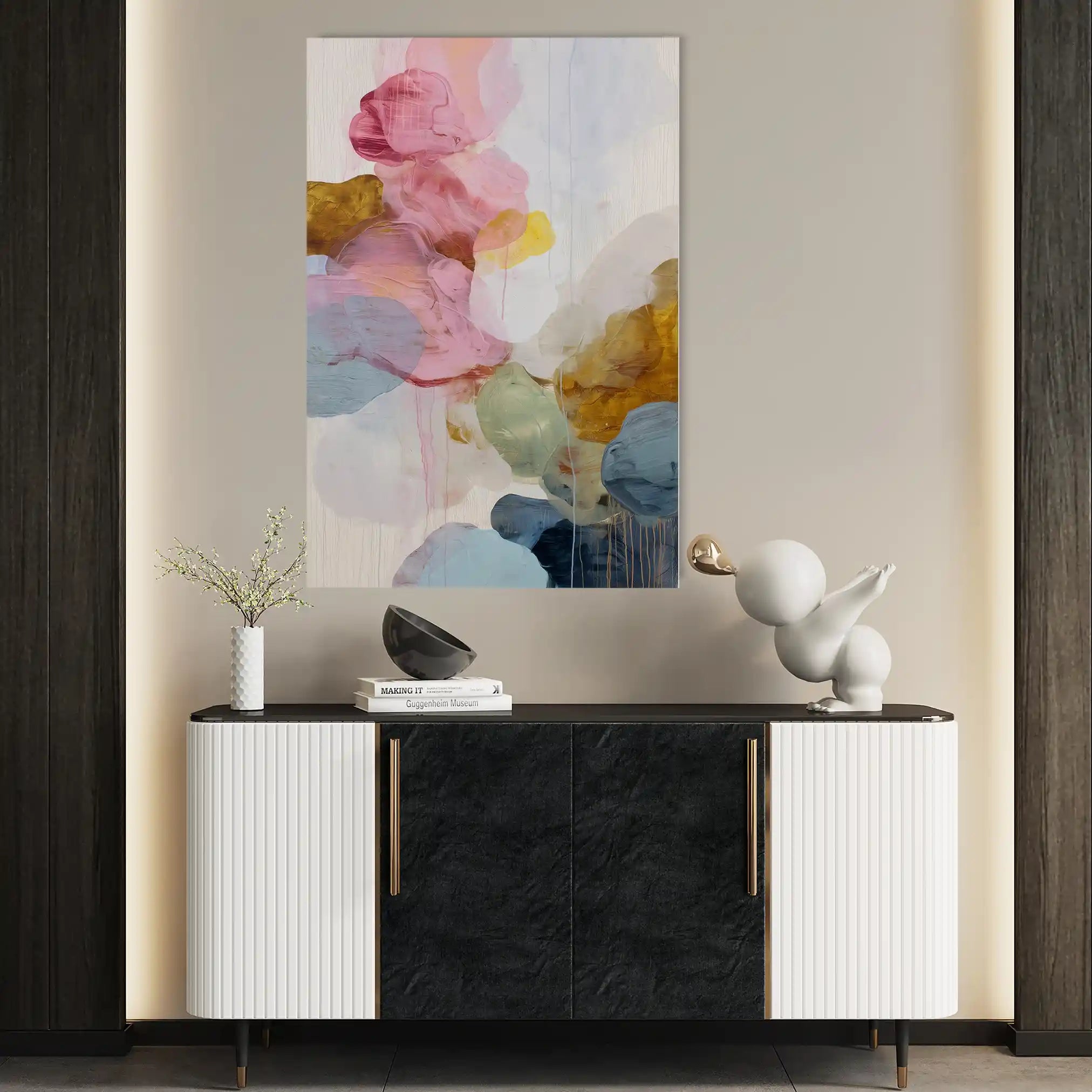 Abstract 1771 Canvas Art 60 x 40 cm / Stretched on hidden frame