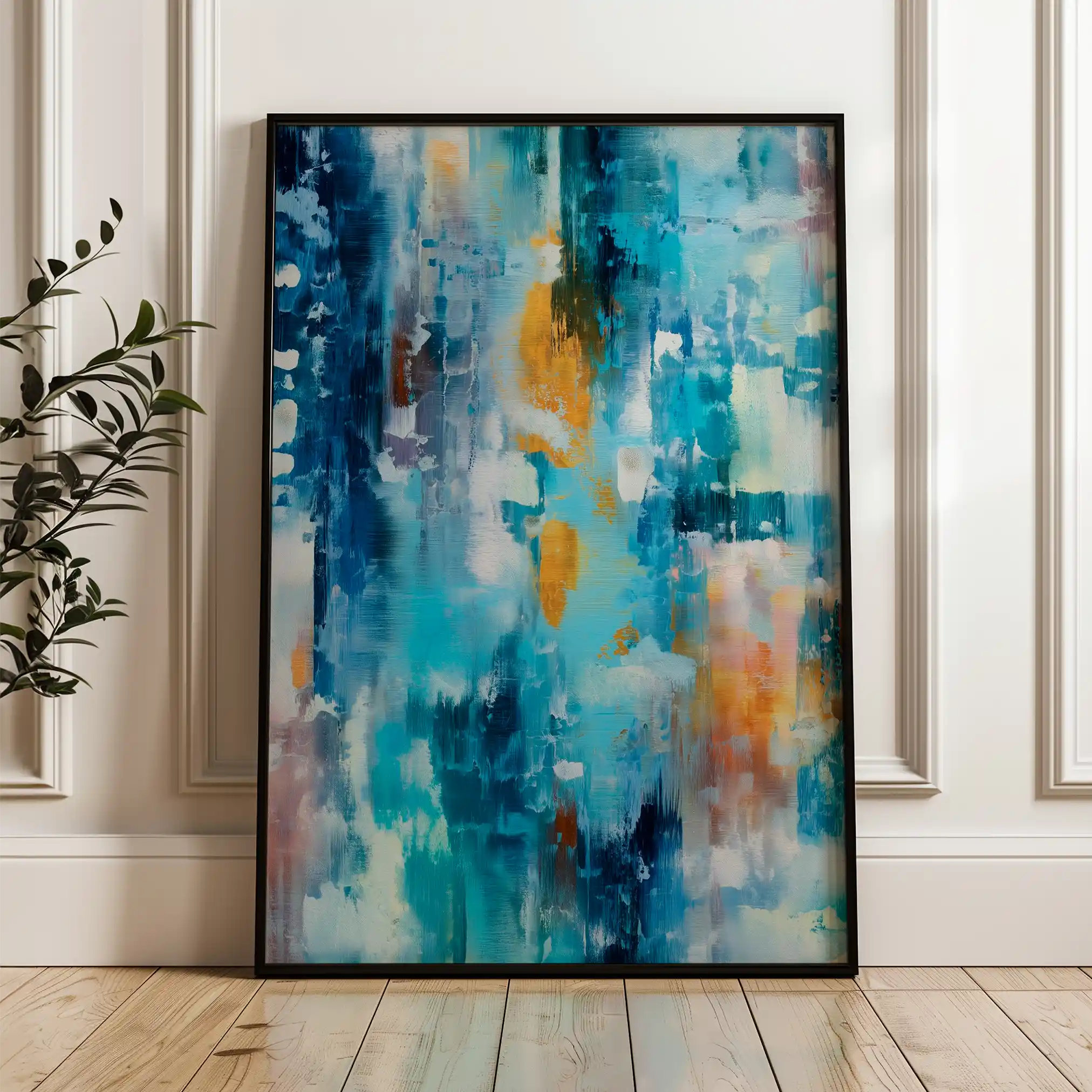 Abstract 1773 Canvas Art 60 x 40 cm / Stretched on hidden frame