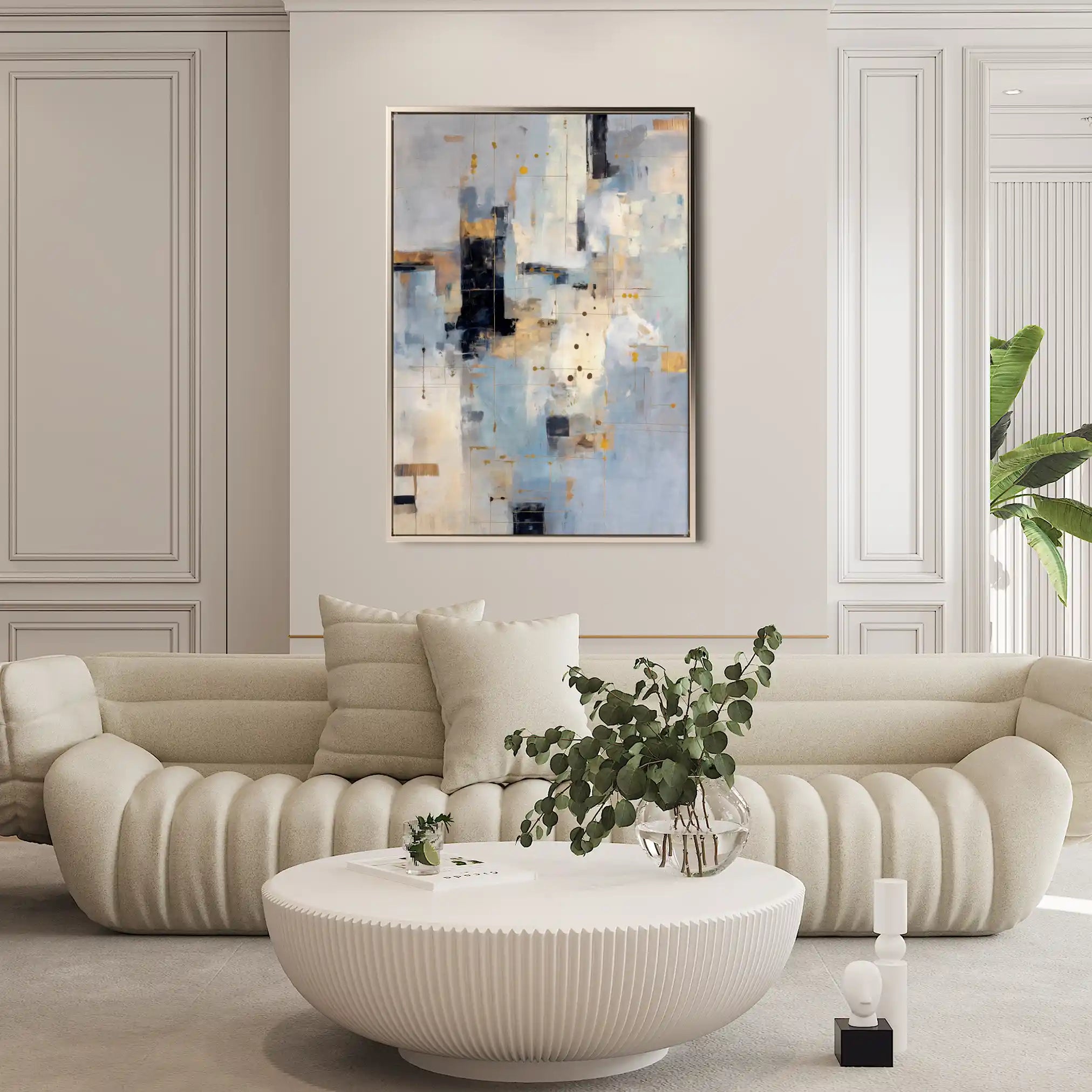 Abstract 1774 Canvas Art 60 x 40 cm / Stretched on hidden frame