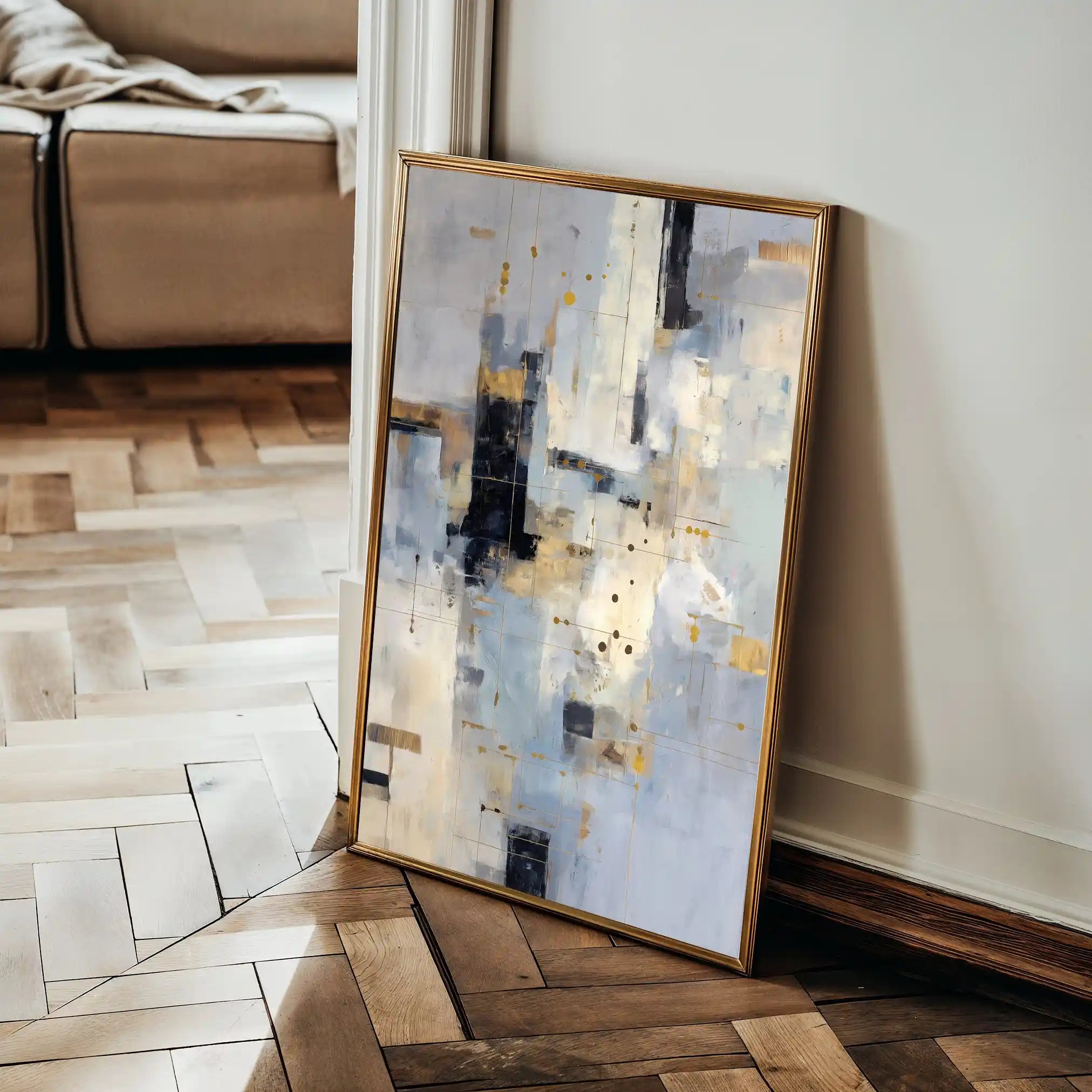 Abstract 1774 Canvas Art 60 x 40 cm / Stretched on hidden frame