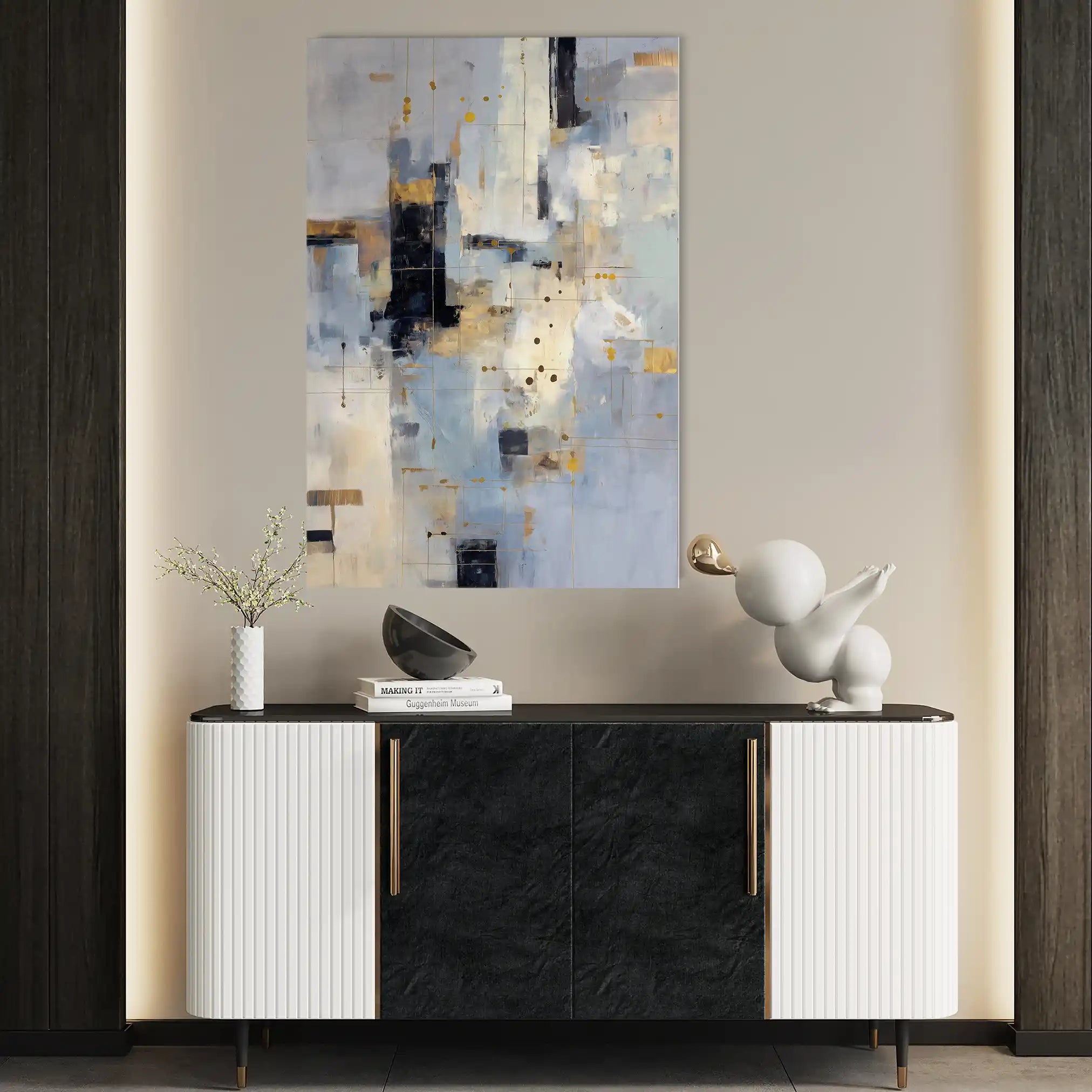Abstract 1774 Canvas Art 60 x 40 cm / Stretched on hidden frame