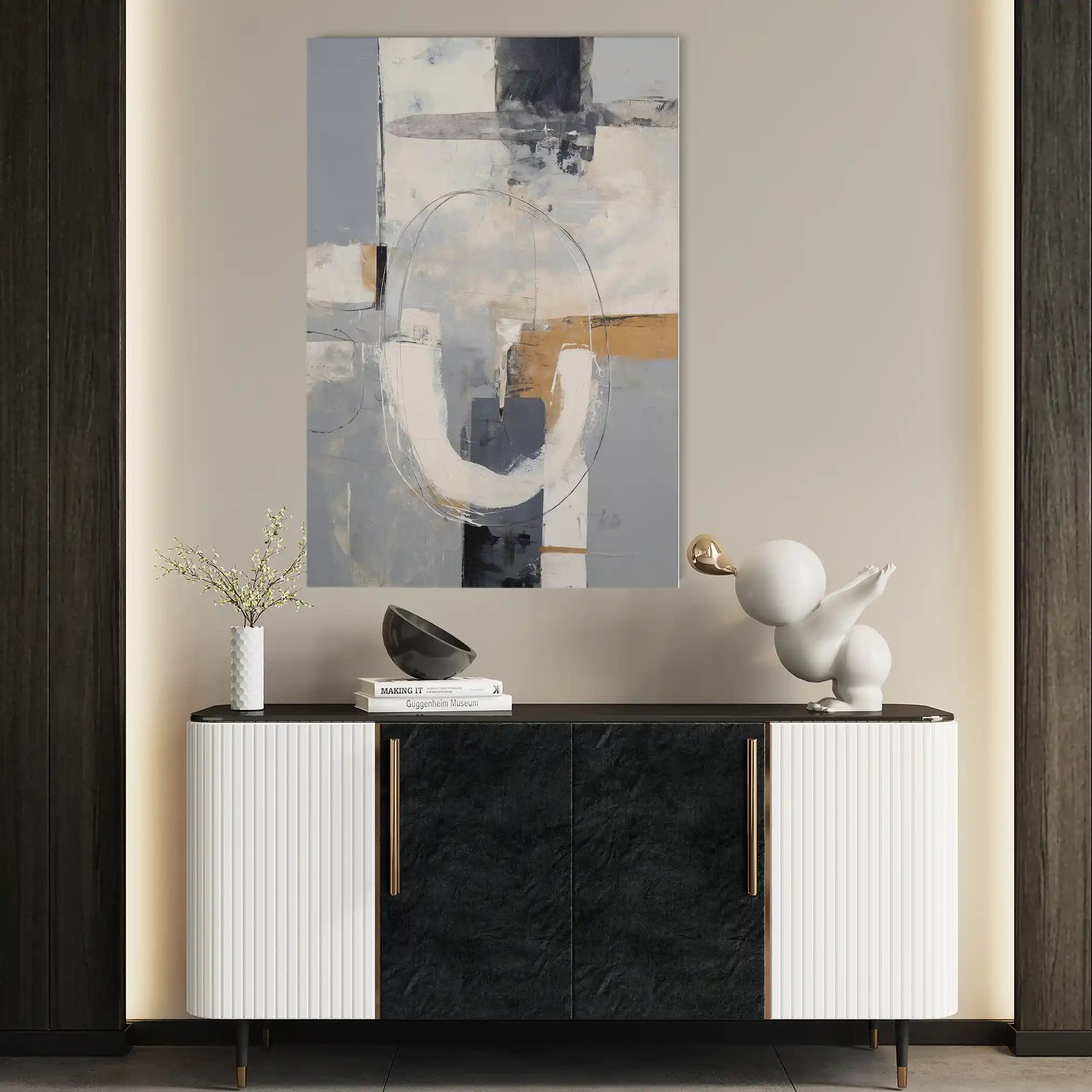 Abstract 1775 Canvas Art 60 x 40 cm / Stretched on hidden frame