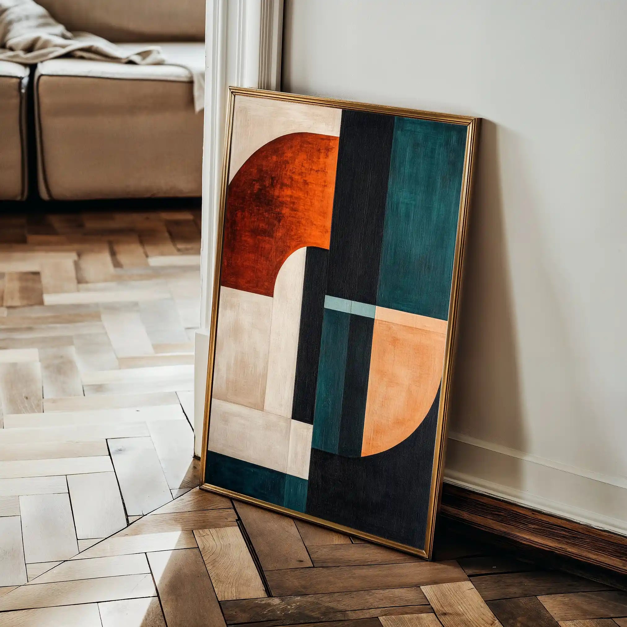 Abstract 1779 Canvas Art 60 x 40 cm / Stretched on hidden frame