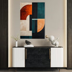 Abstract 1779 Canvas Art 60 x 40 cm / Stretched on hidden frame